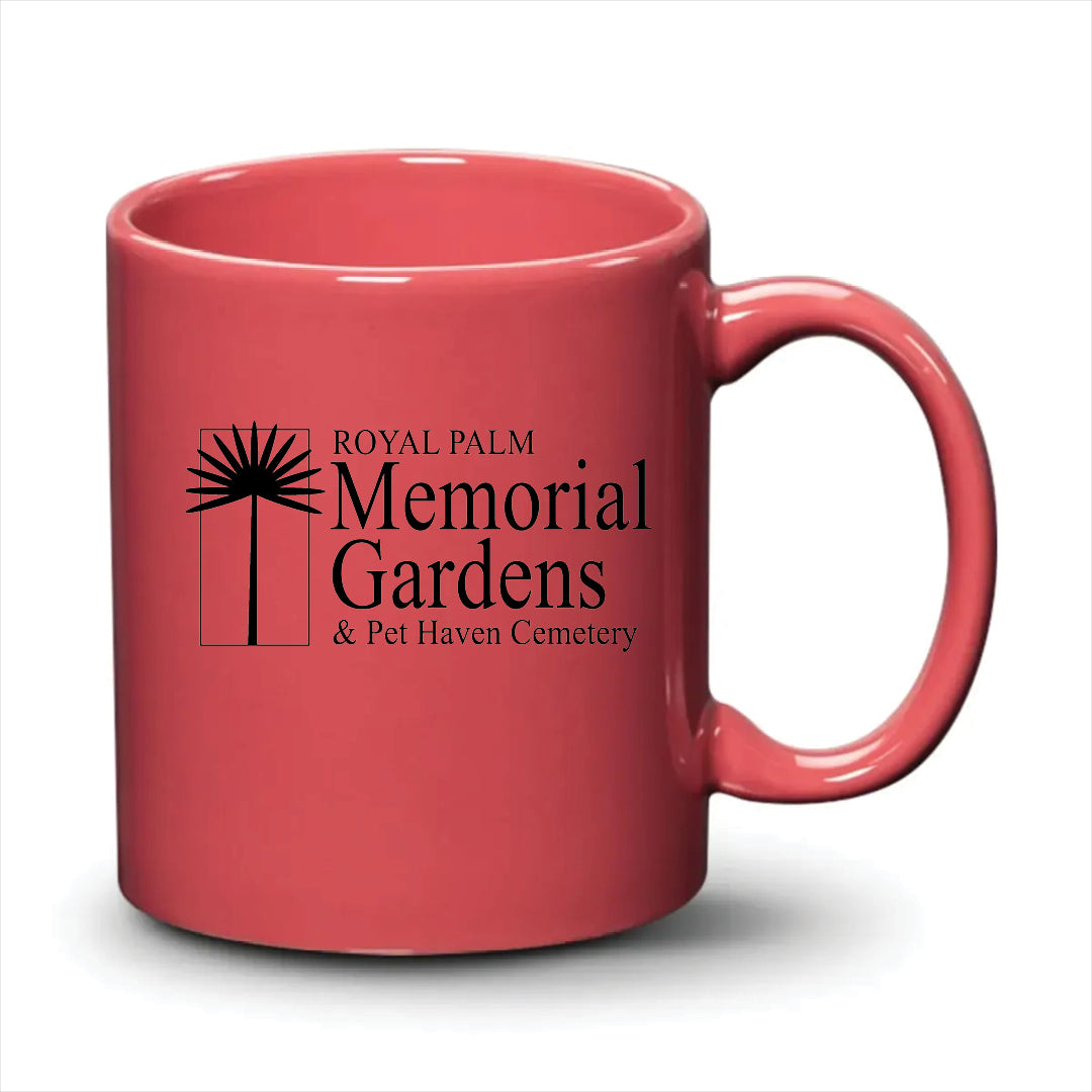 Malibu Mug Coral Black Logo