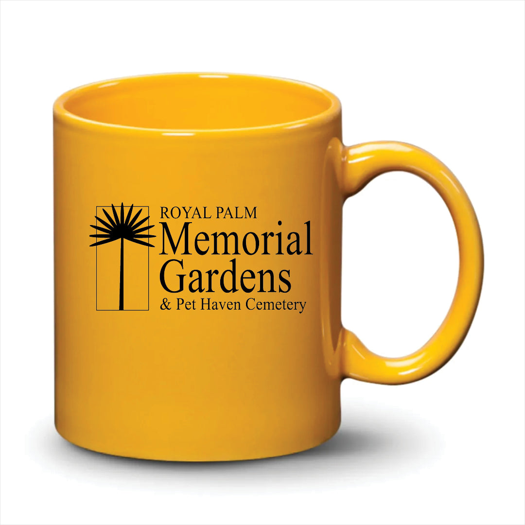 Malibu Mug Gamboge Black Logo