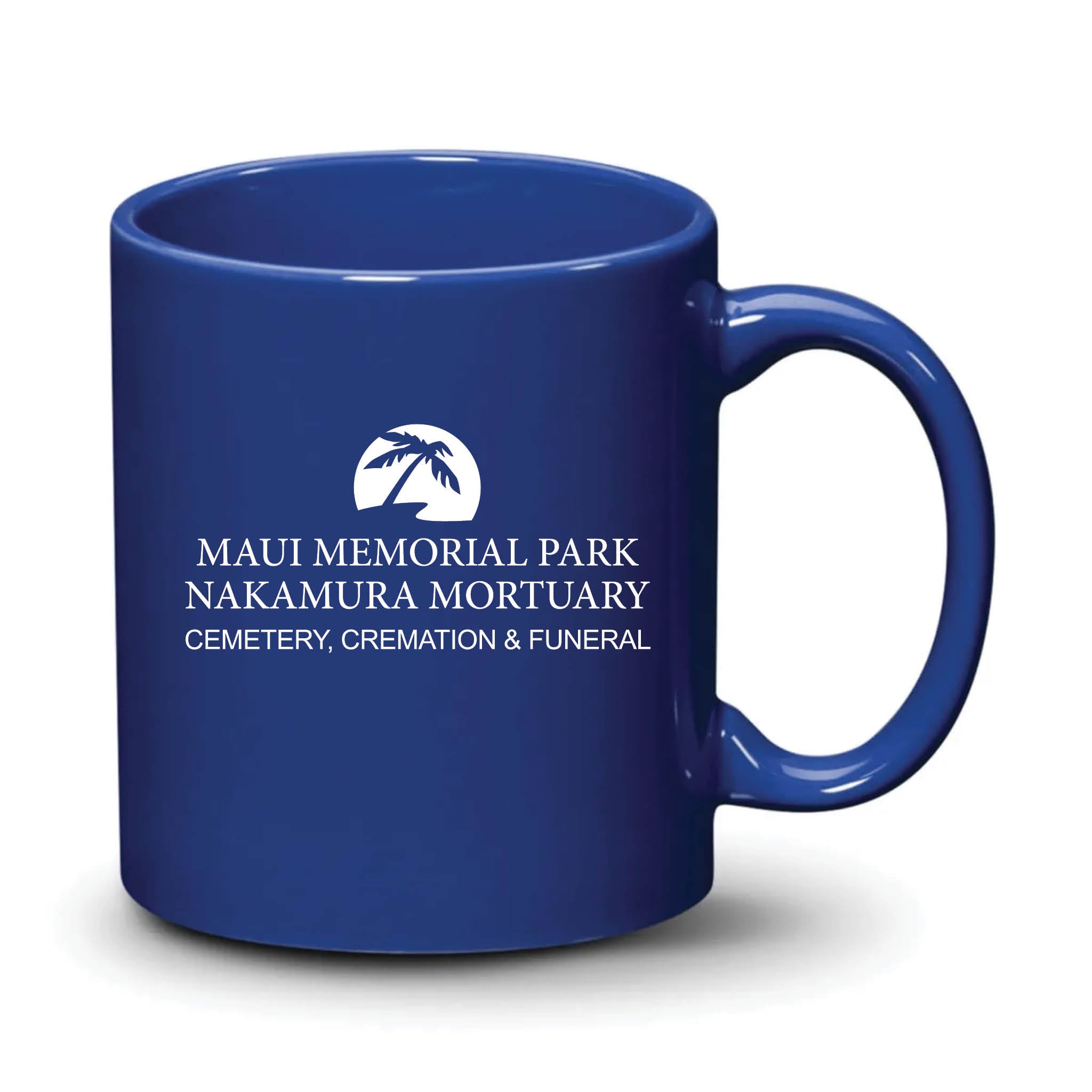 Malibu Mug Royal Blue White Logo