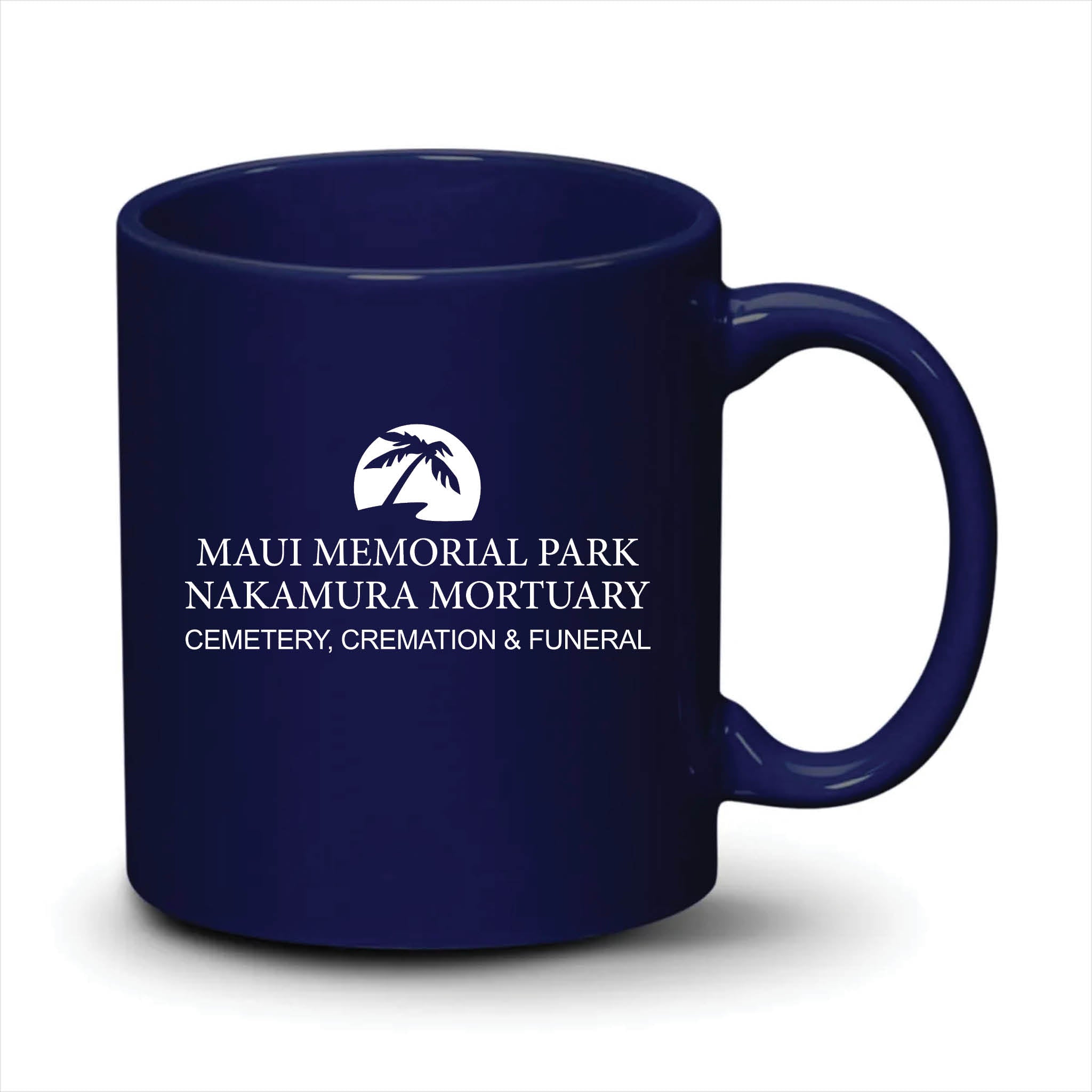Malibu Mug Cobalt White Logo