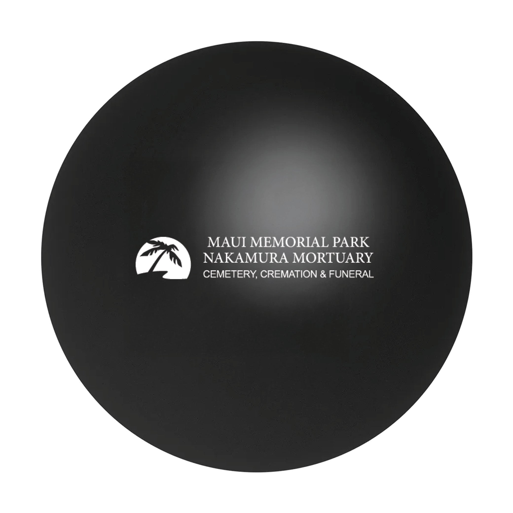 Round Stress Ball Black