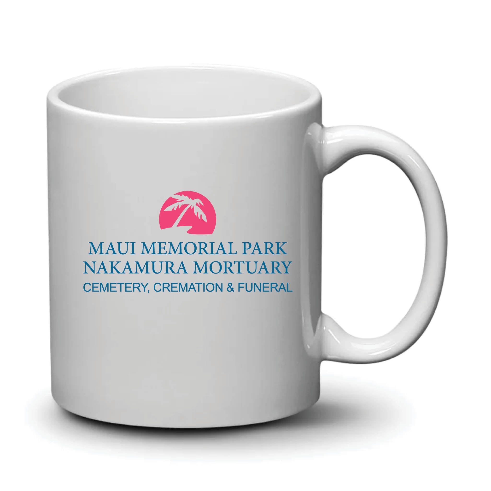 Malibu Mug White Full Color Logo