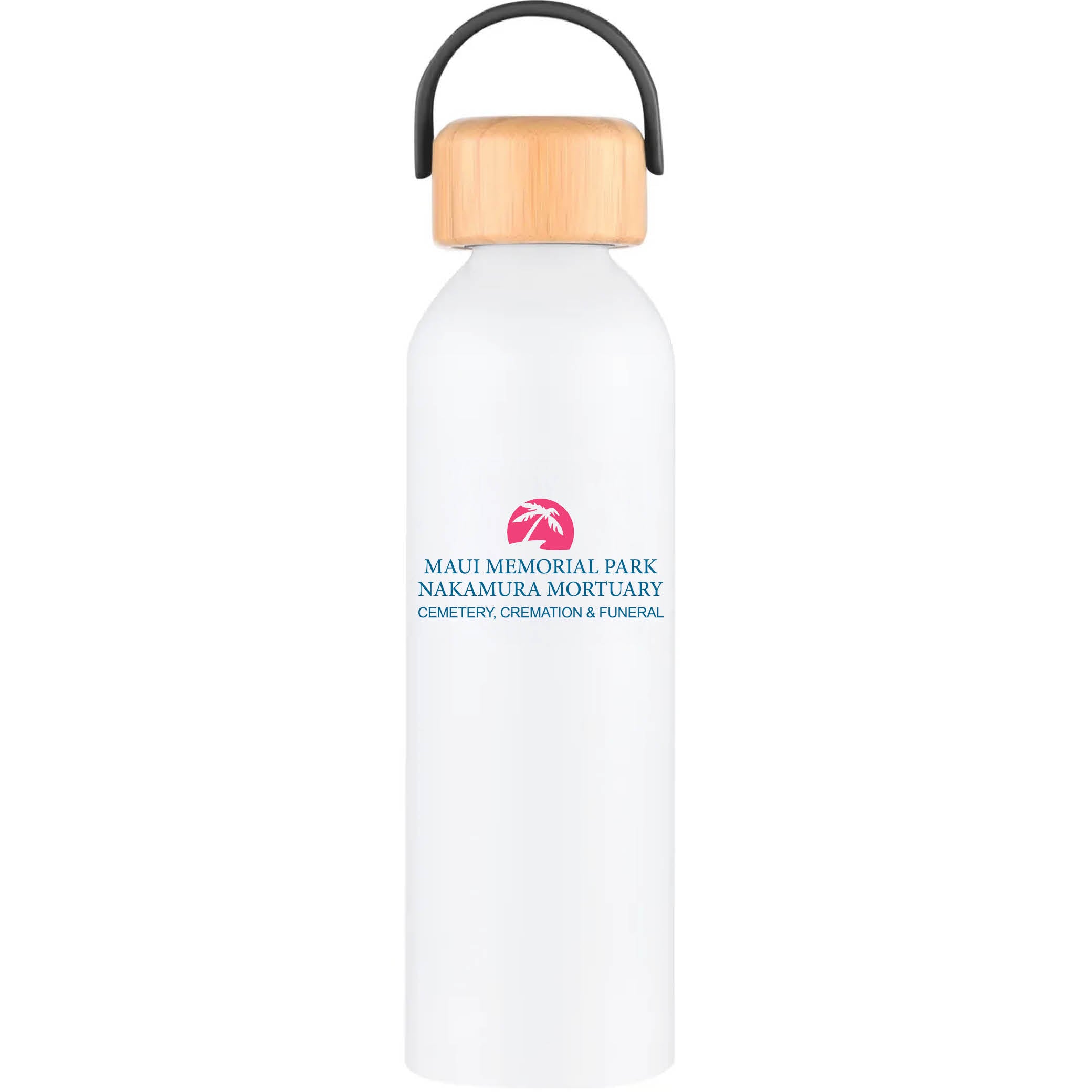 Geyser-VI 24 Oz. Eco Friendly Sports Water Bottle White