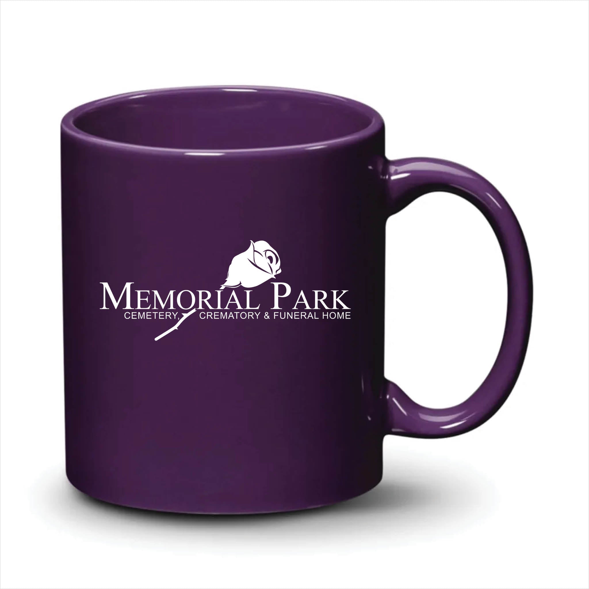 Malibu Mug Purple White Logo