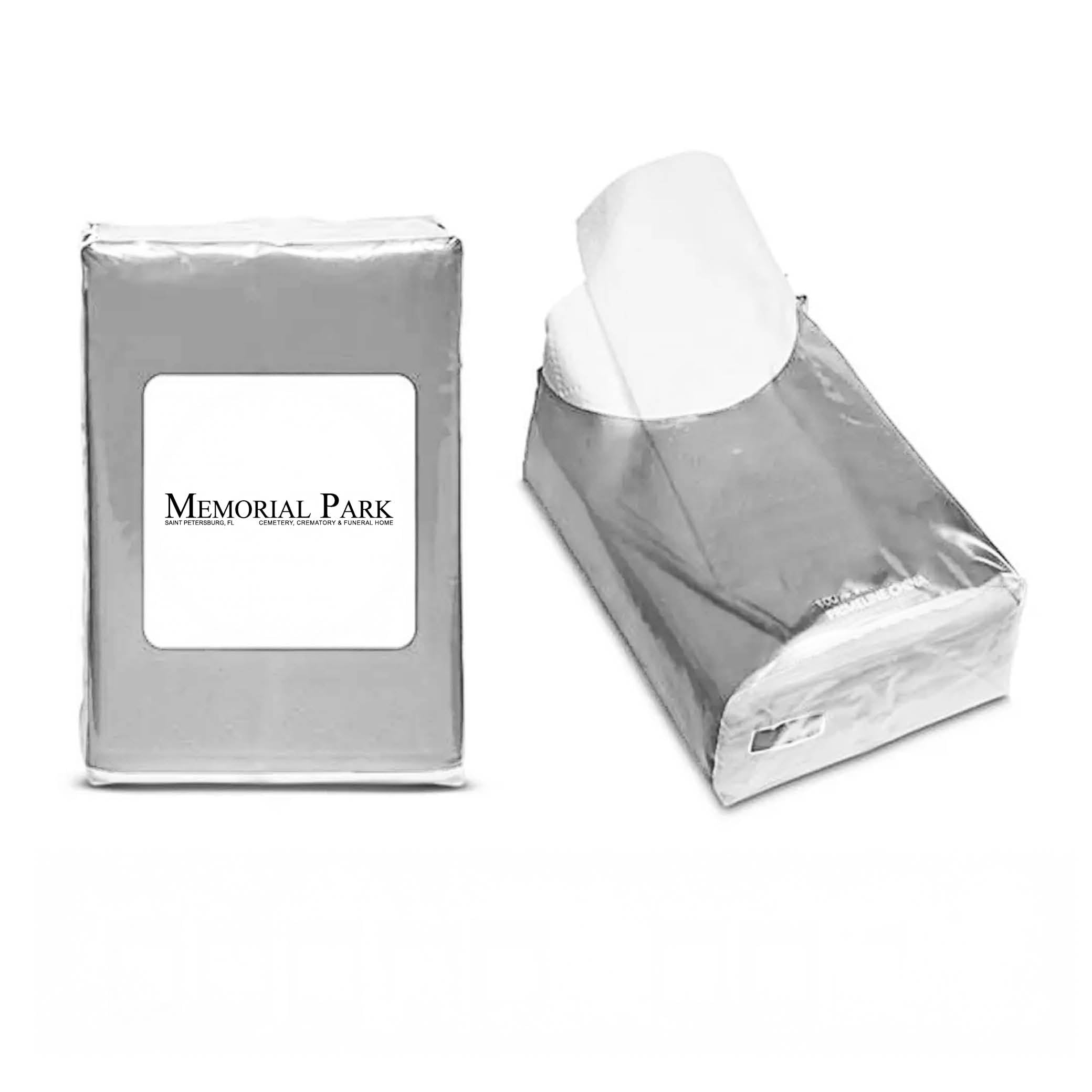 Mini Tissue Packet Silver