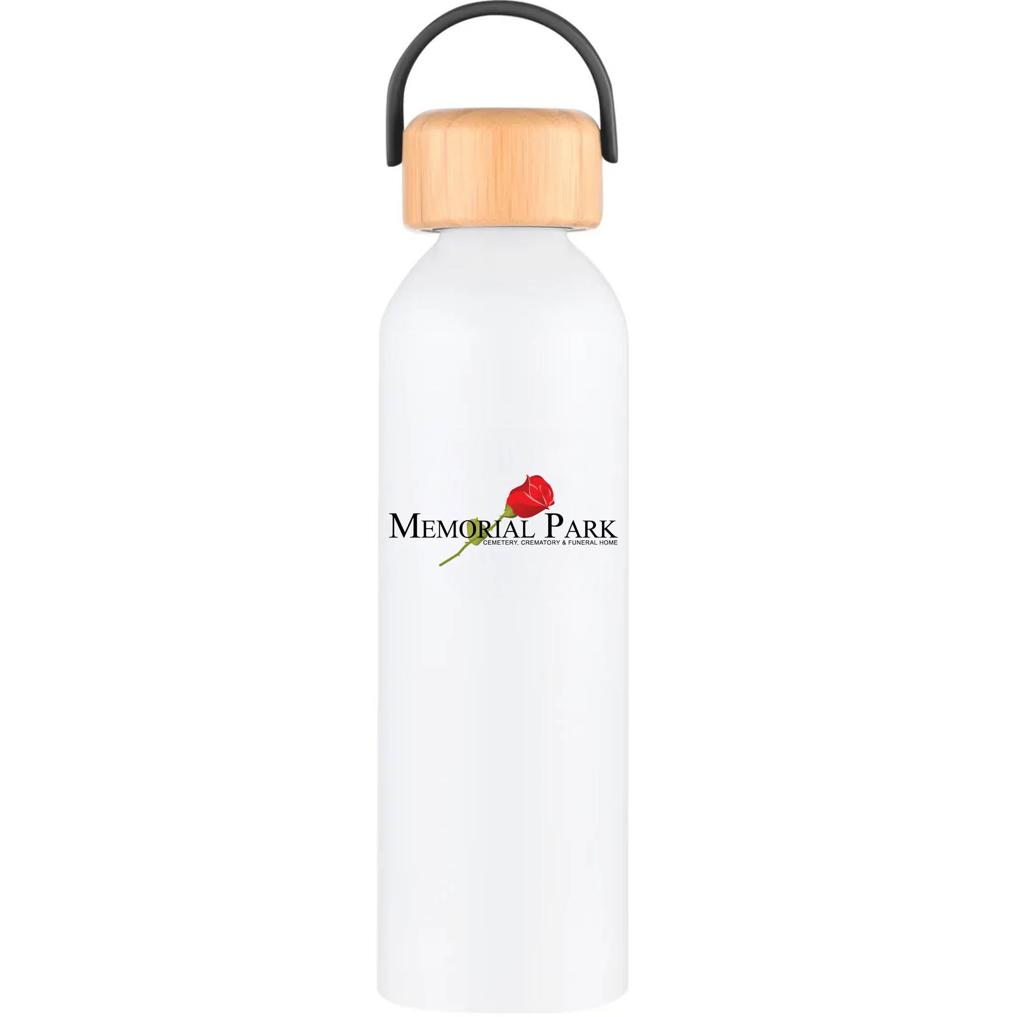 Geyser-VI 24 Oz. Eco Friendly Sports Water Bottle White