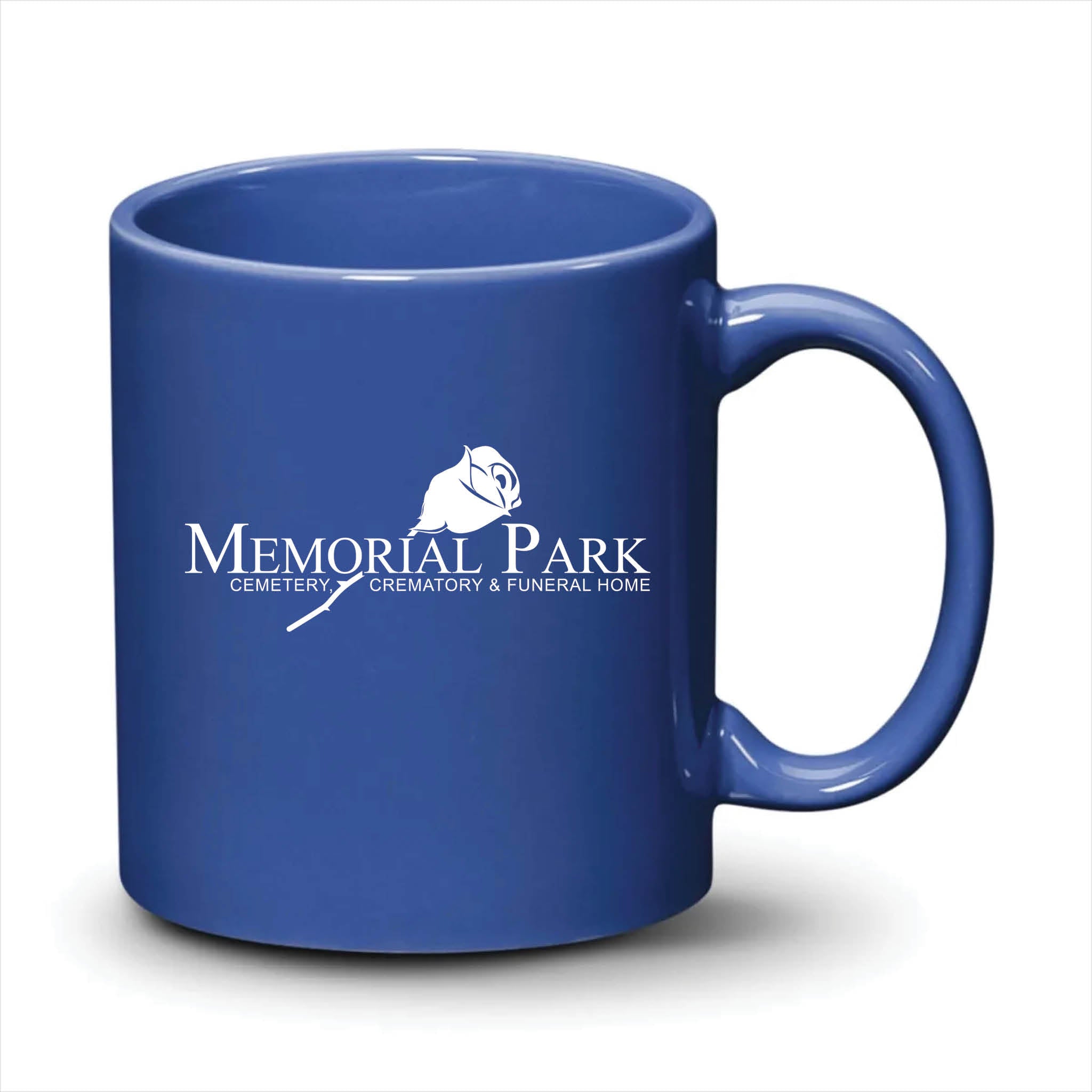 Malibu Mug Ocean Blue White Logo