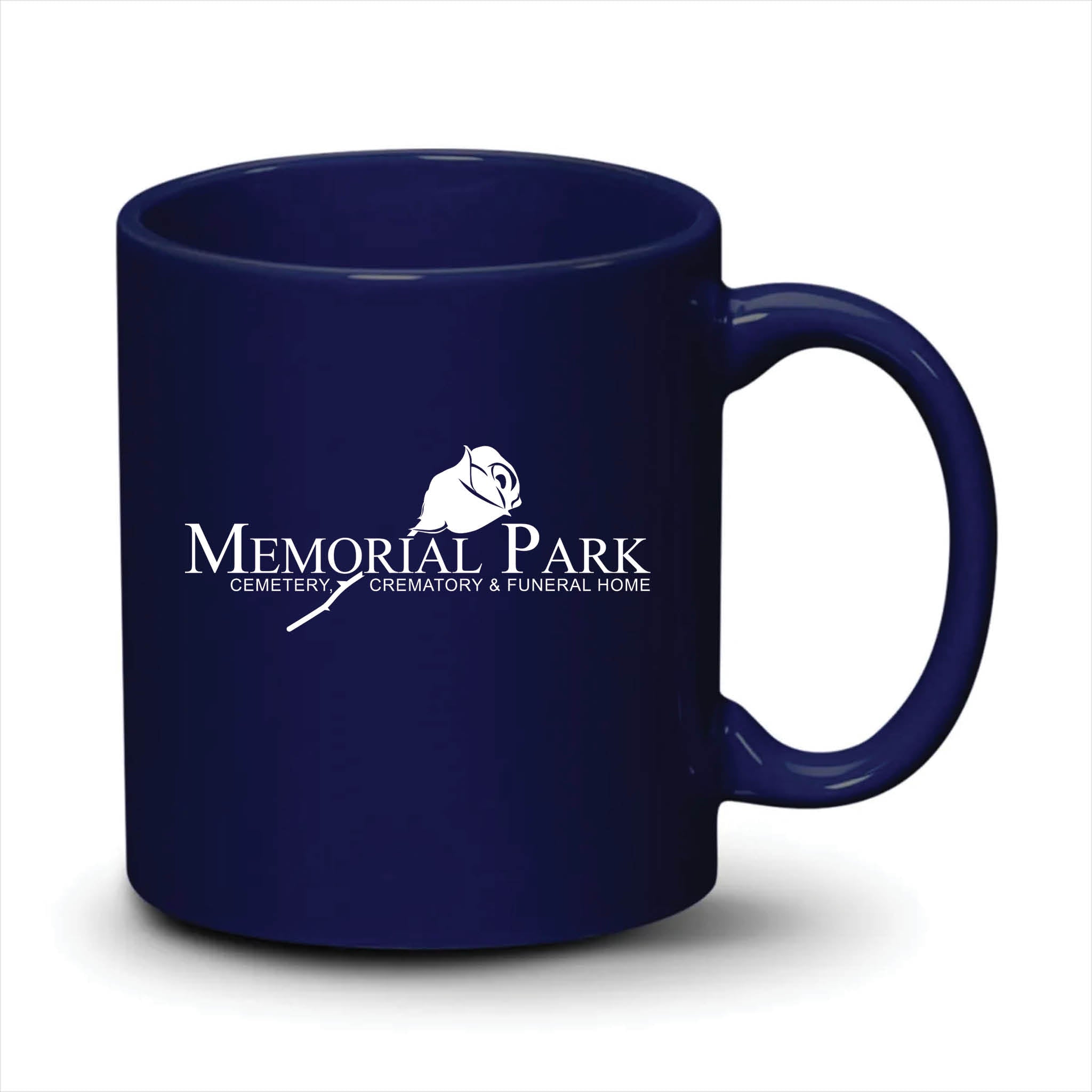 Malibu Mug Cobalt White Logo