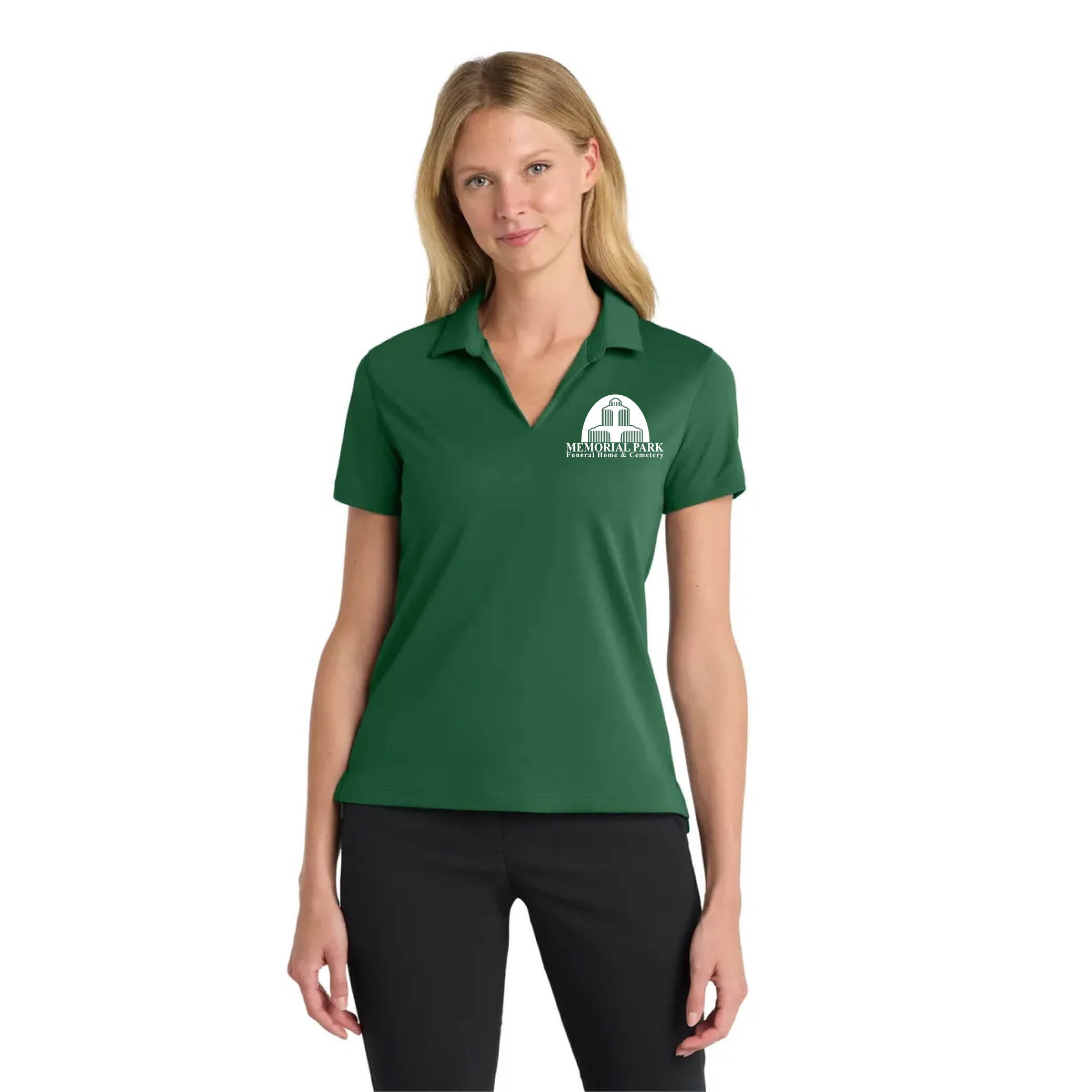 Nike Women's Dri-FIT Micro Pique 2.0 Polo Gorge Green