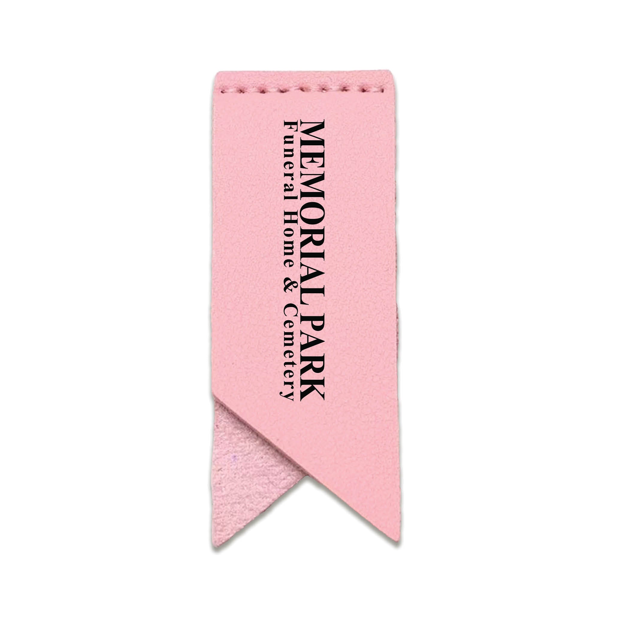Handmade Leather Bookmark Corner Marker Clip Read Sign Pink