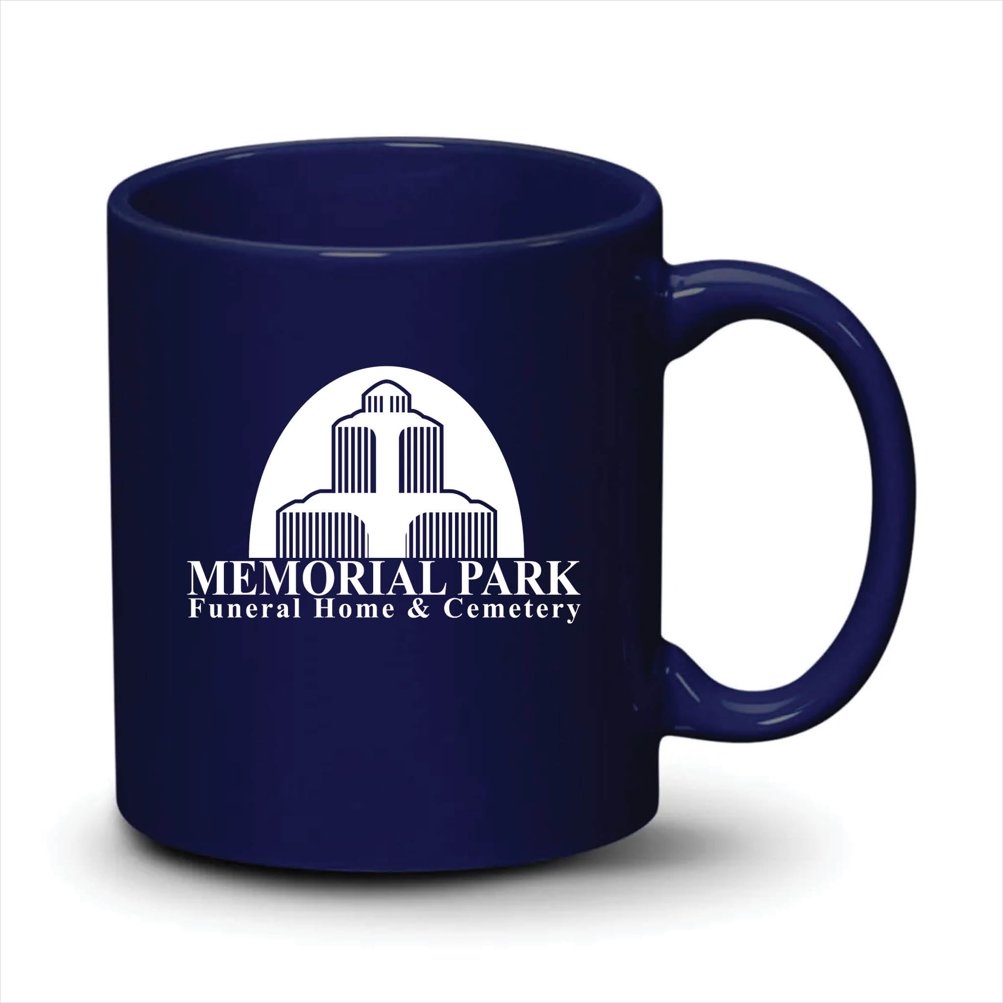 Malibu Mug Cobalt White Logo