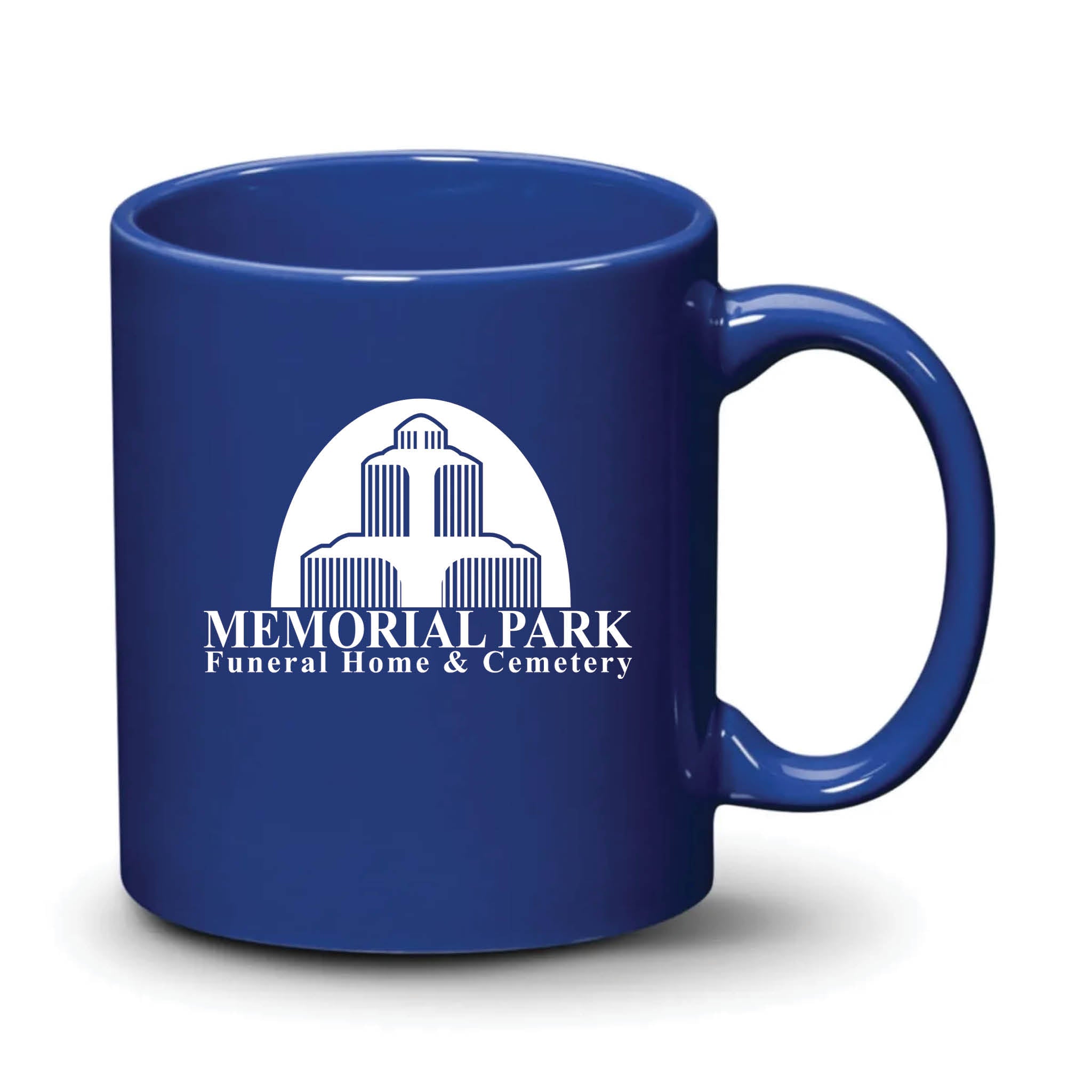 Malibu Mug Royal Blue White Logo