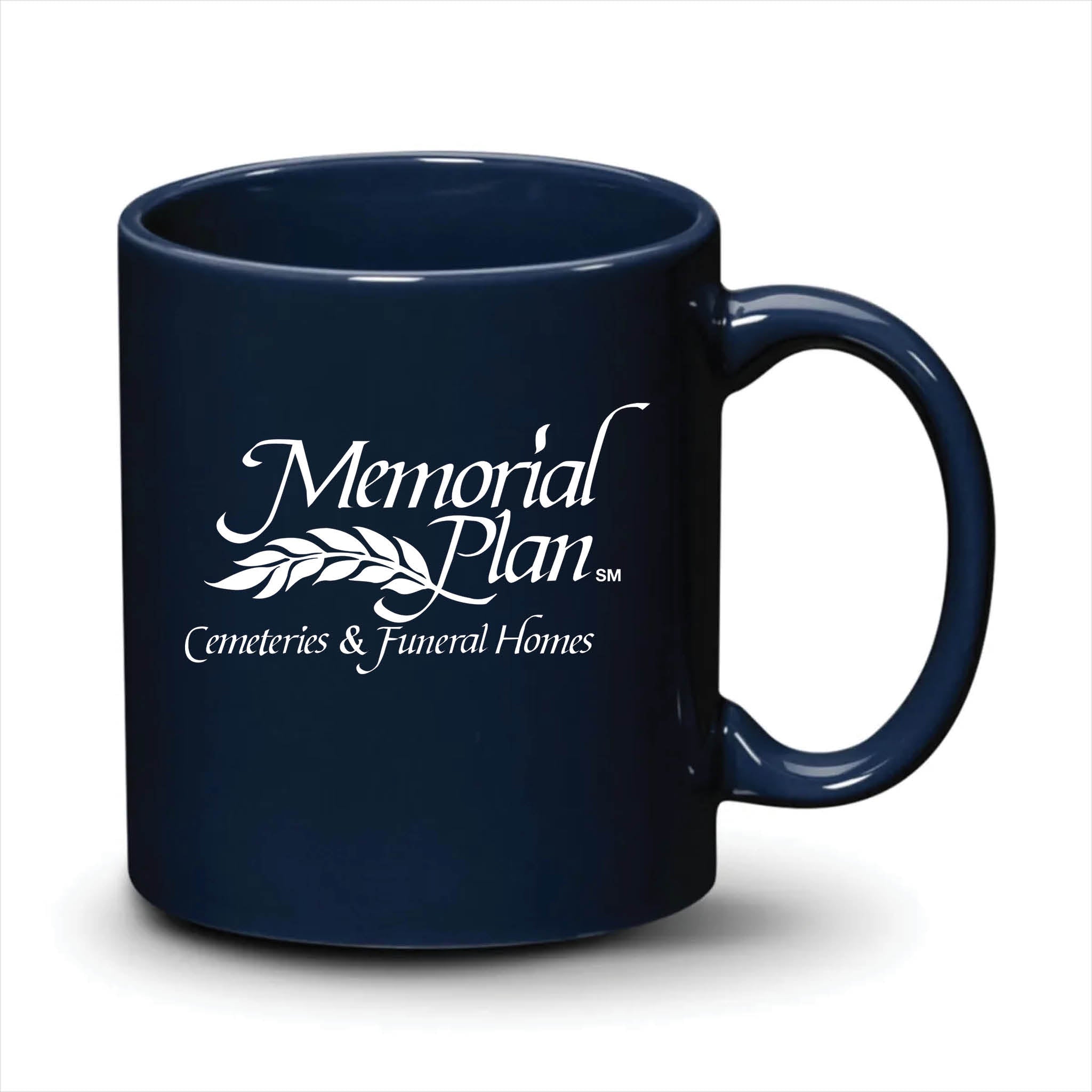 Malibu Mug Navy Blue White Logo