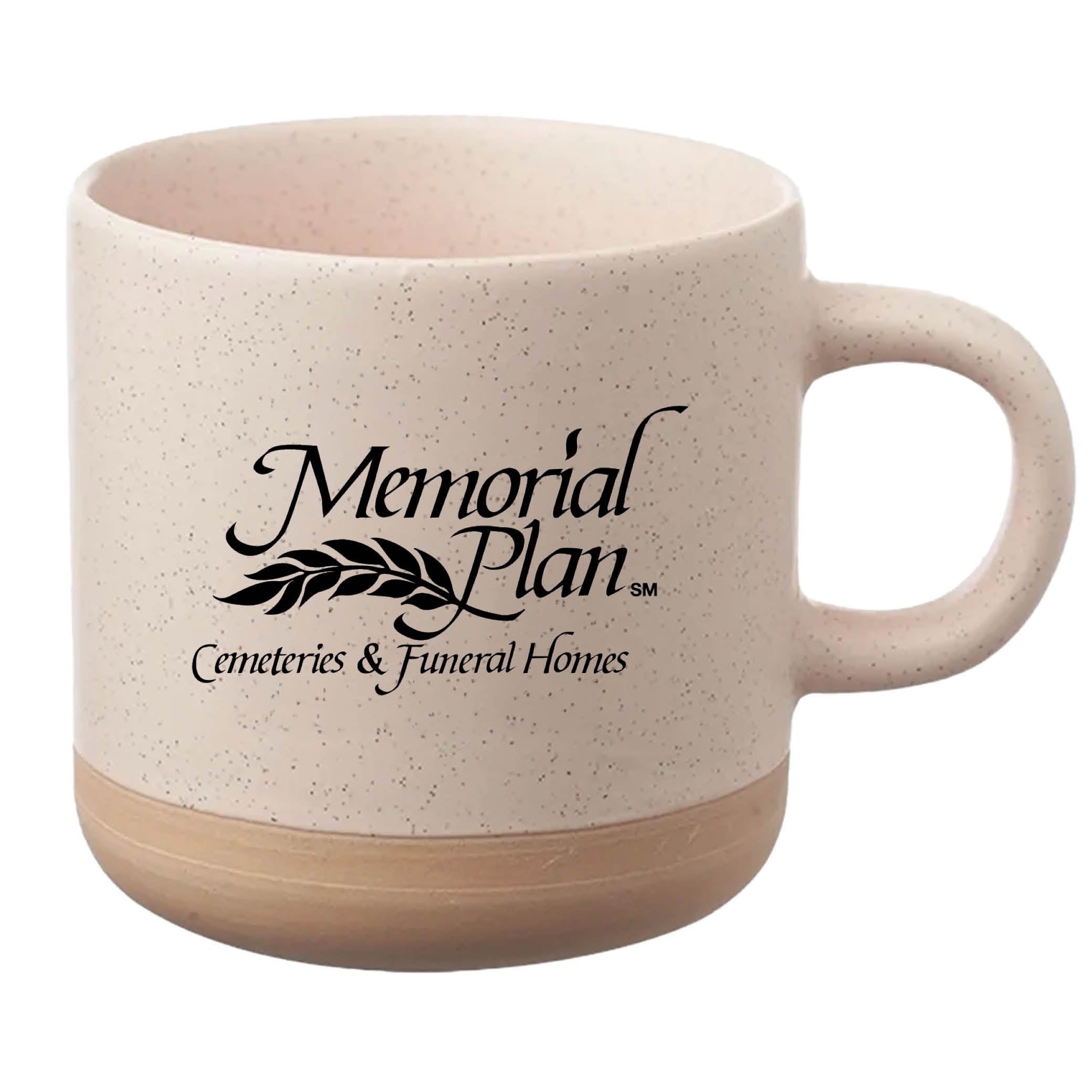 Cosmic Speckled Clay Coffee Mug 11 oz Cream