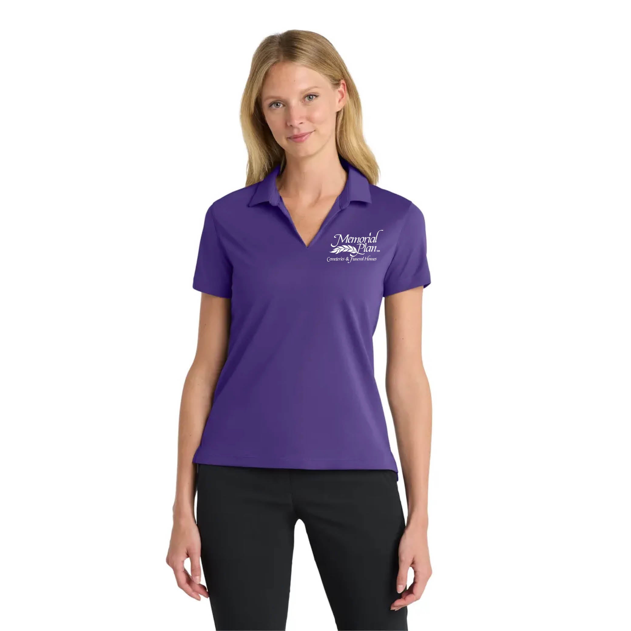 Nike Women's Dri-FIT Micro Pique 2.0 Polo Court Purple