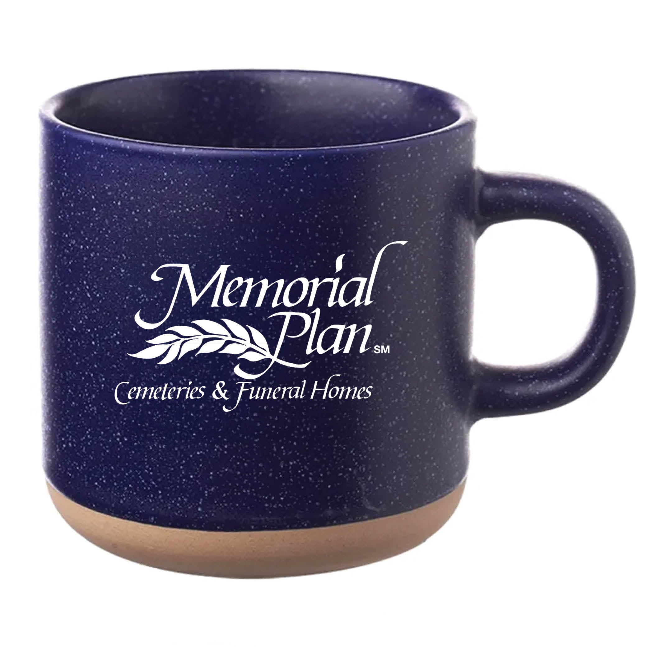 Cosmic Speckled Clay Coffee Mug 11 oz Blue