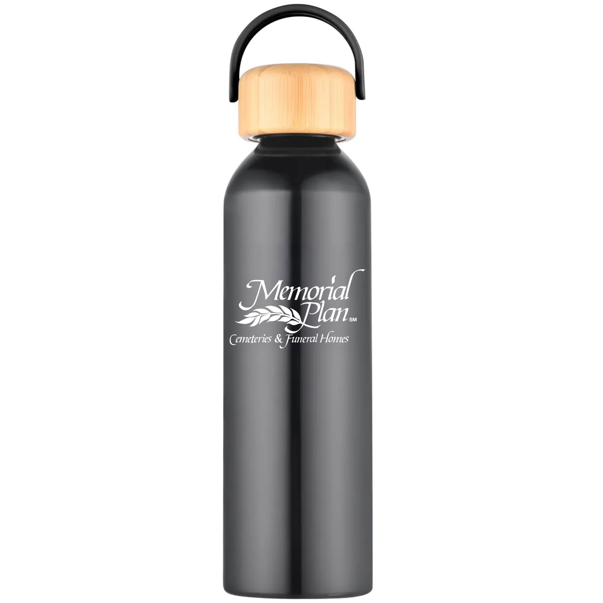Geyser-VI 24 Oz. Eco Friendly Sports Water Bottle Black
