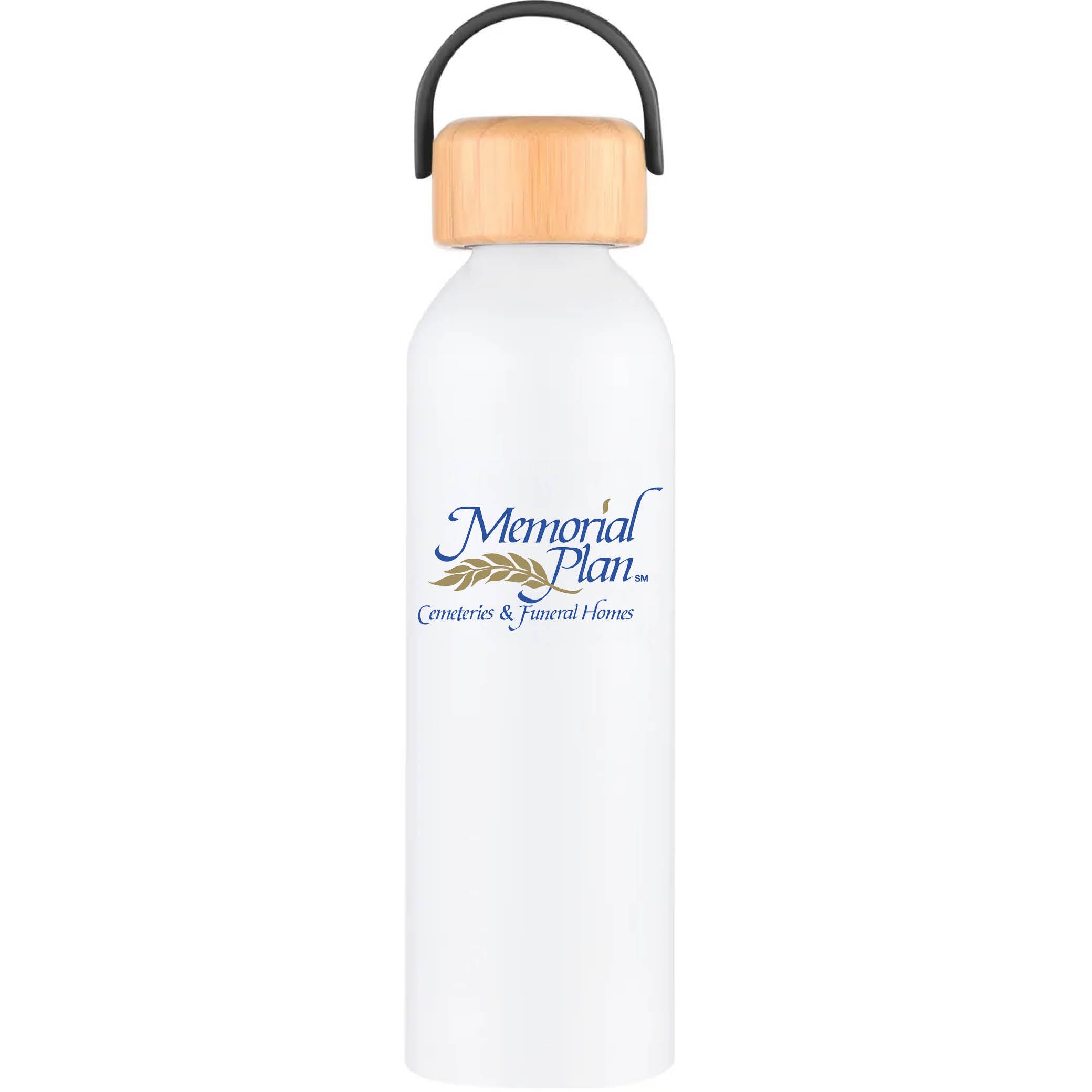Geyser-VI 24 Oz. Eco Friendly Sports Water Bottle White