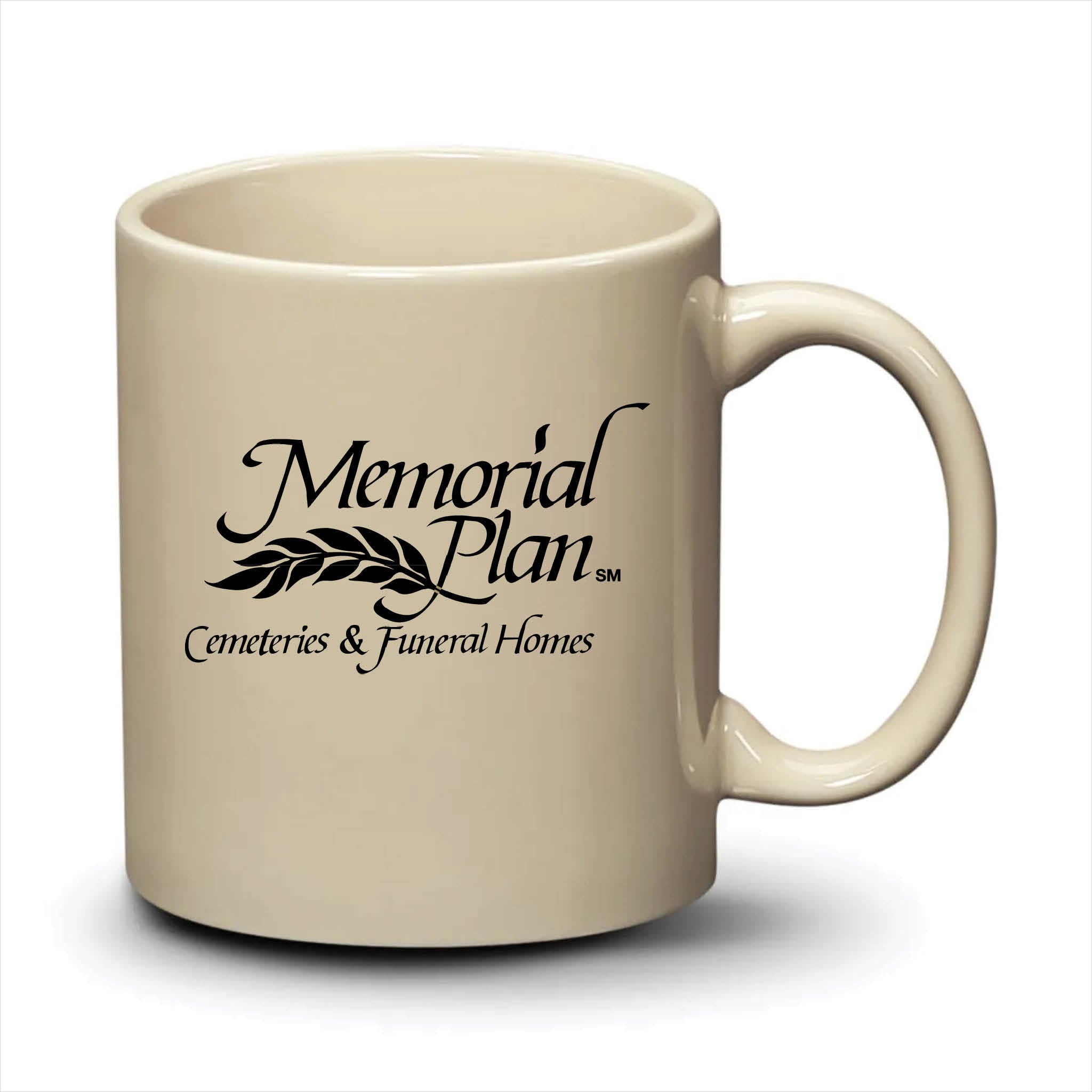 Malibu Mug Almond Black Logo