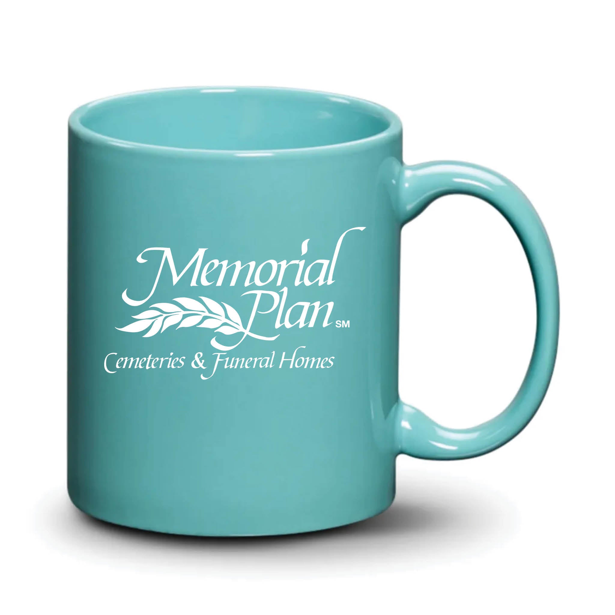 Malibu Mug Aqua White Logo