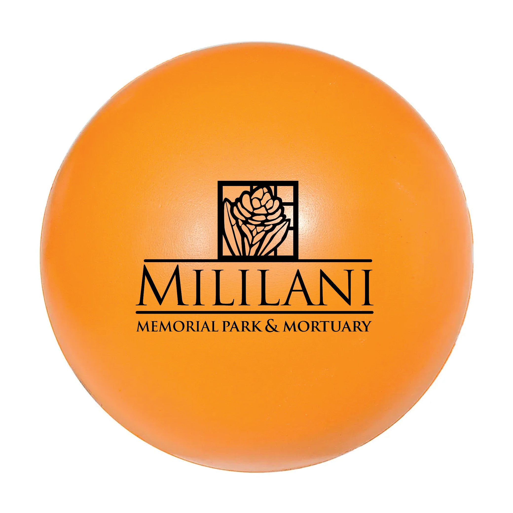 Round Stress Ball Orange