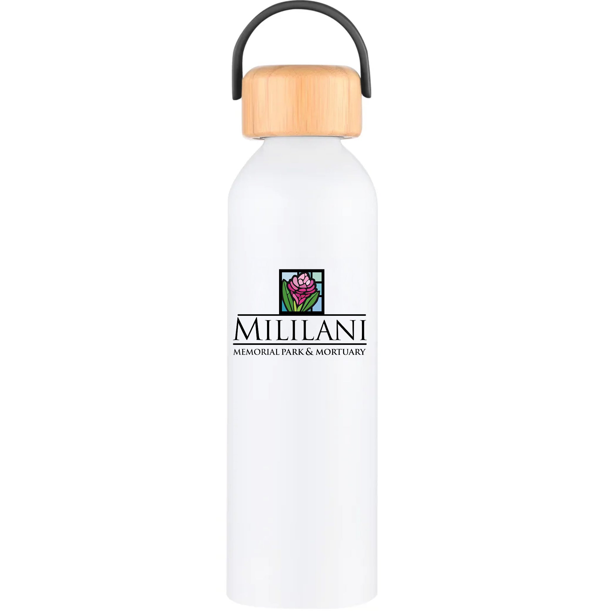 Geyser-VI 24 Oz. Eco Friendly Sports Water Bottle White