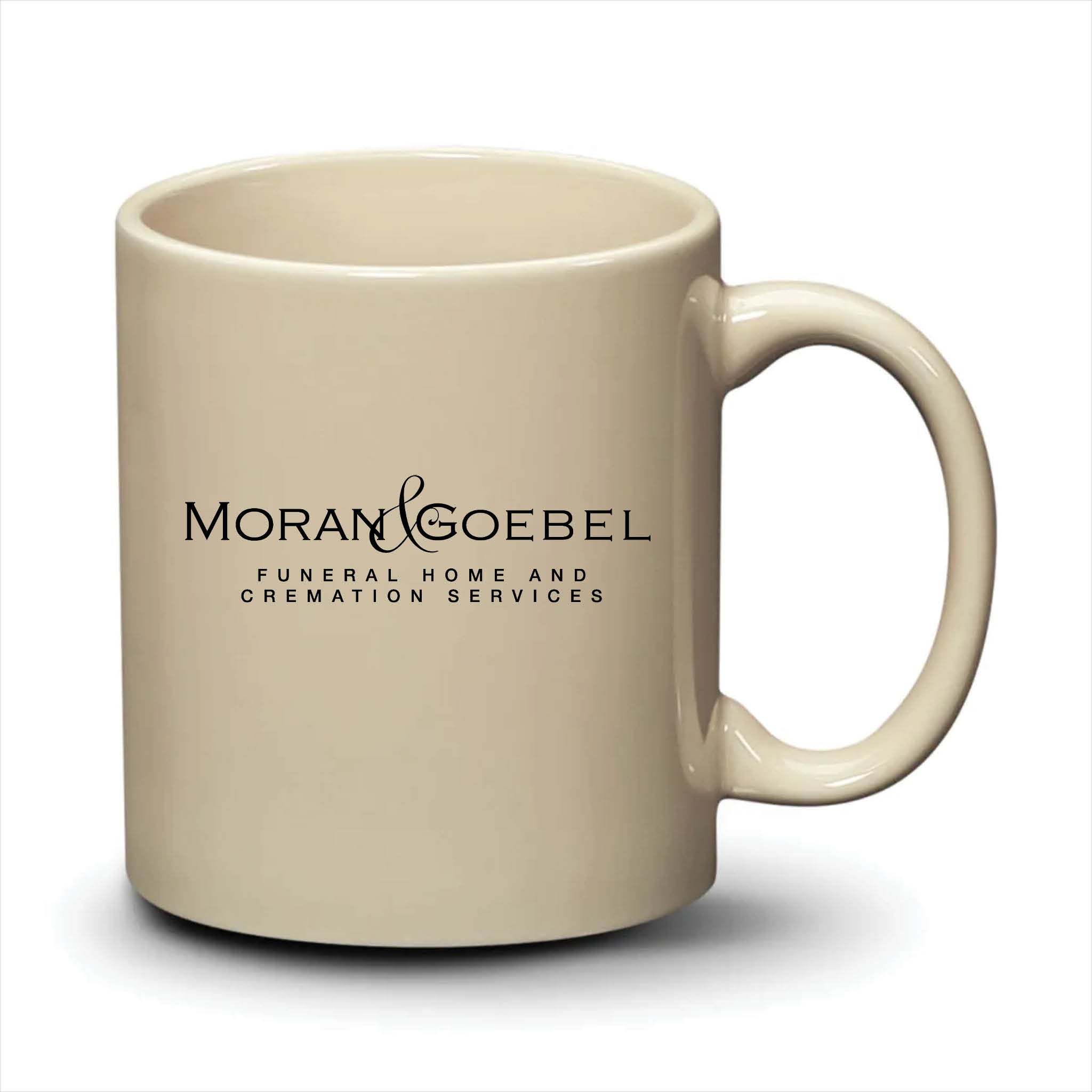 Malibu Mug Almond Black Logo