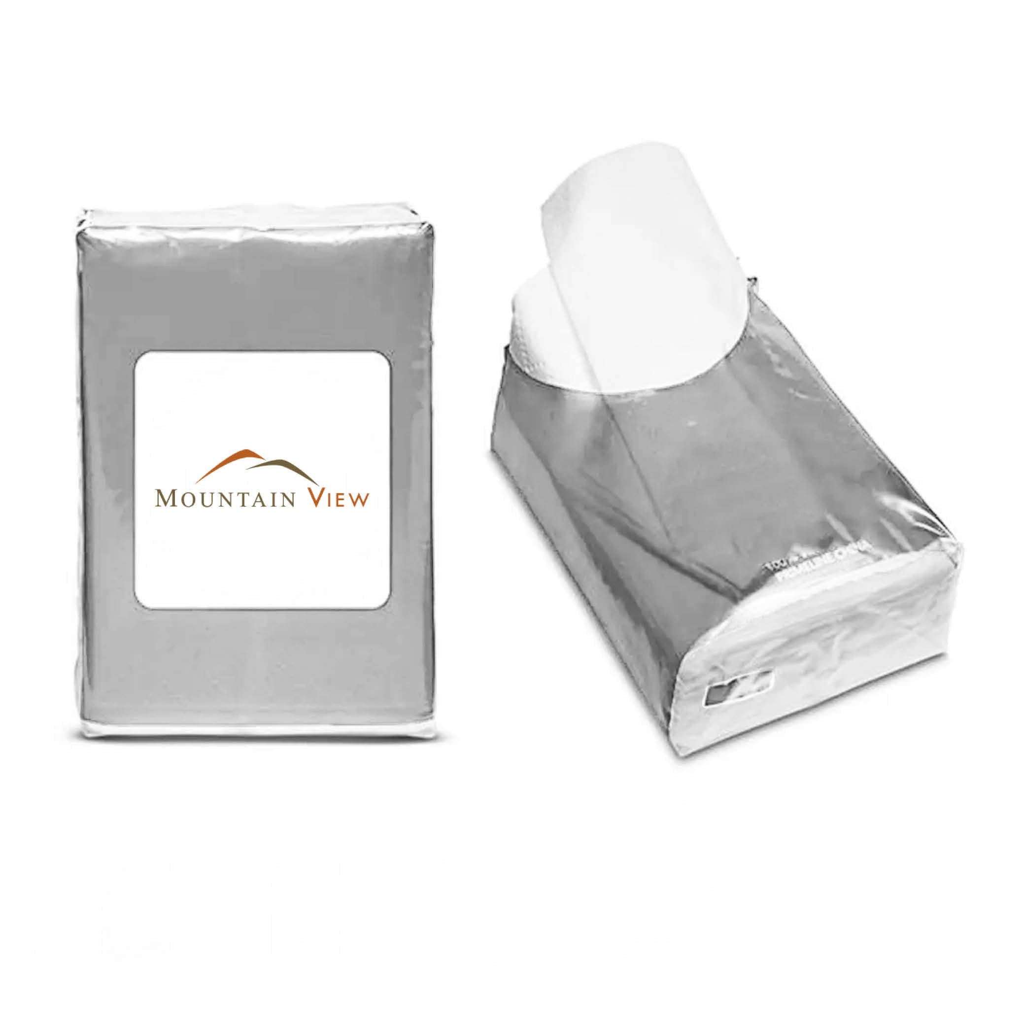 Mini Tissue Packet Silver