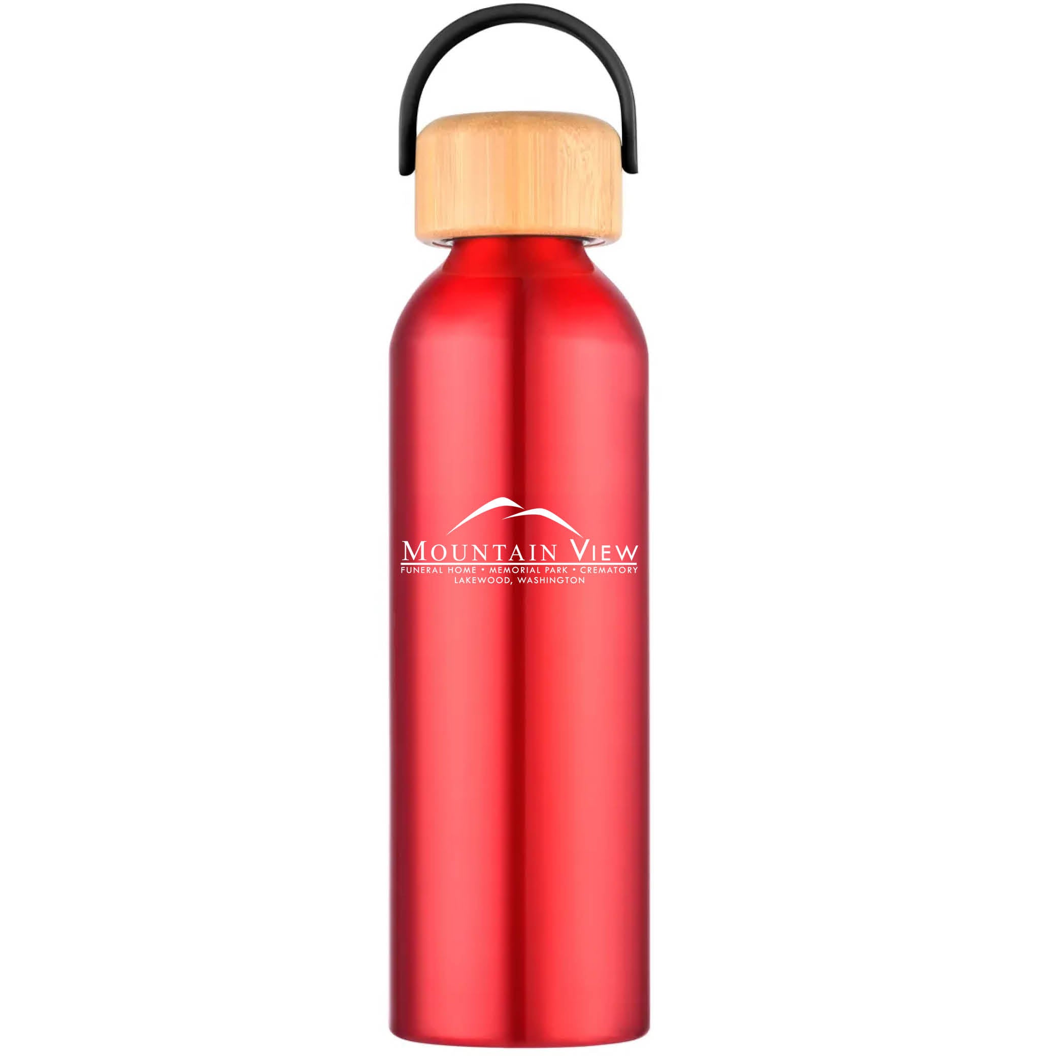 Geyser-VI 24 Oz. Eco Friendly Sports Water Bottle Red