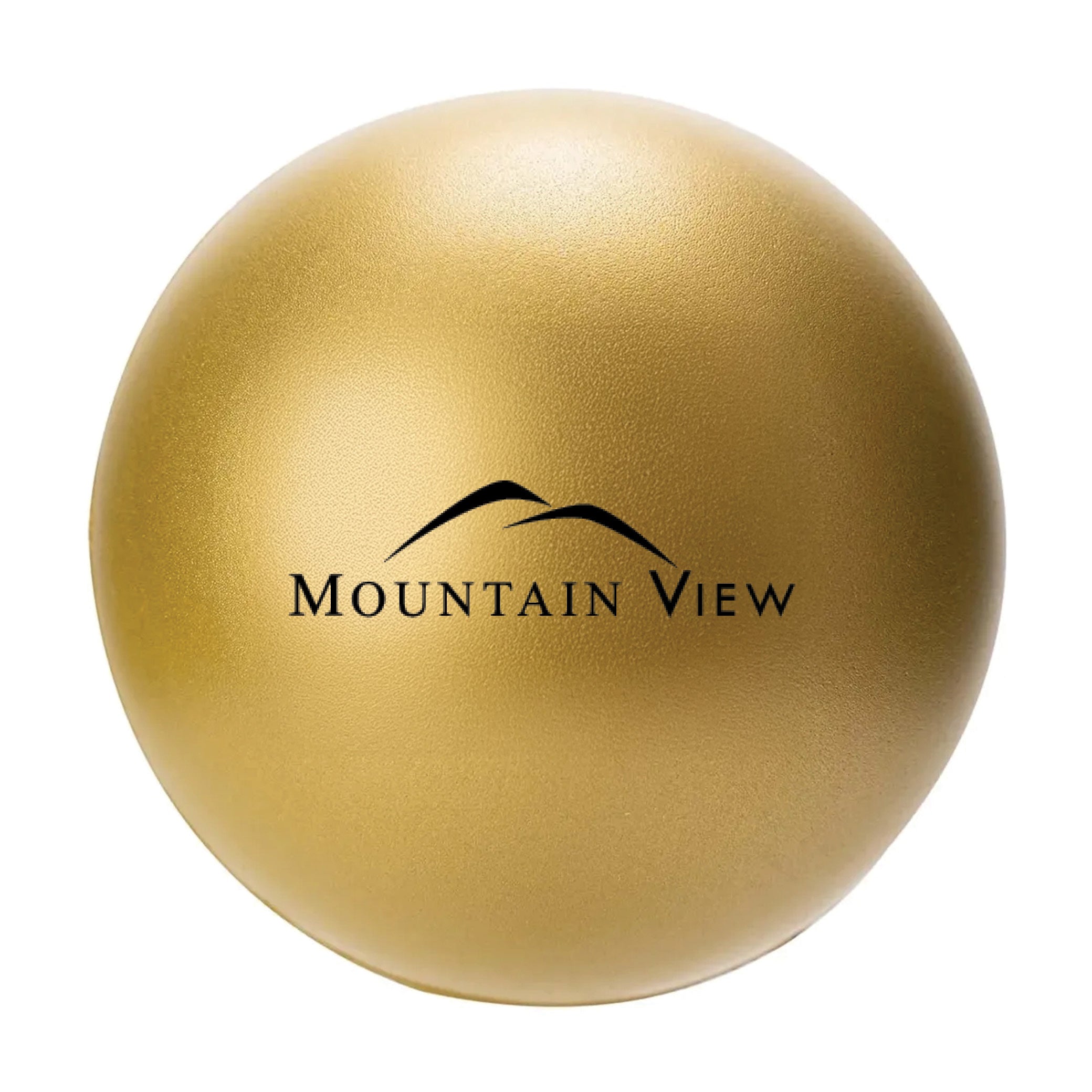 Round Stress Ball Gold
