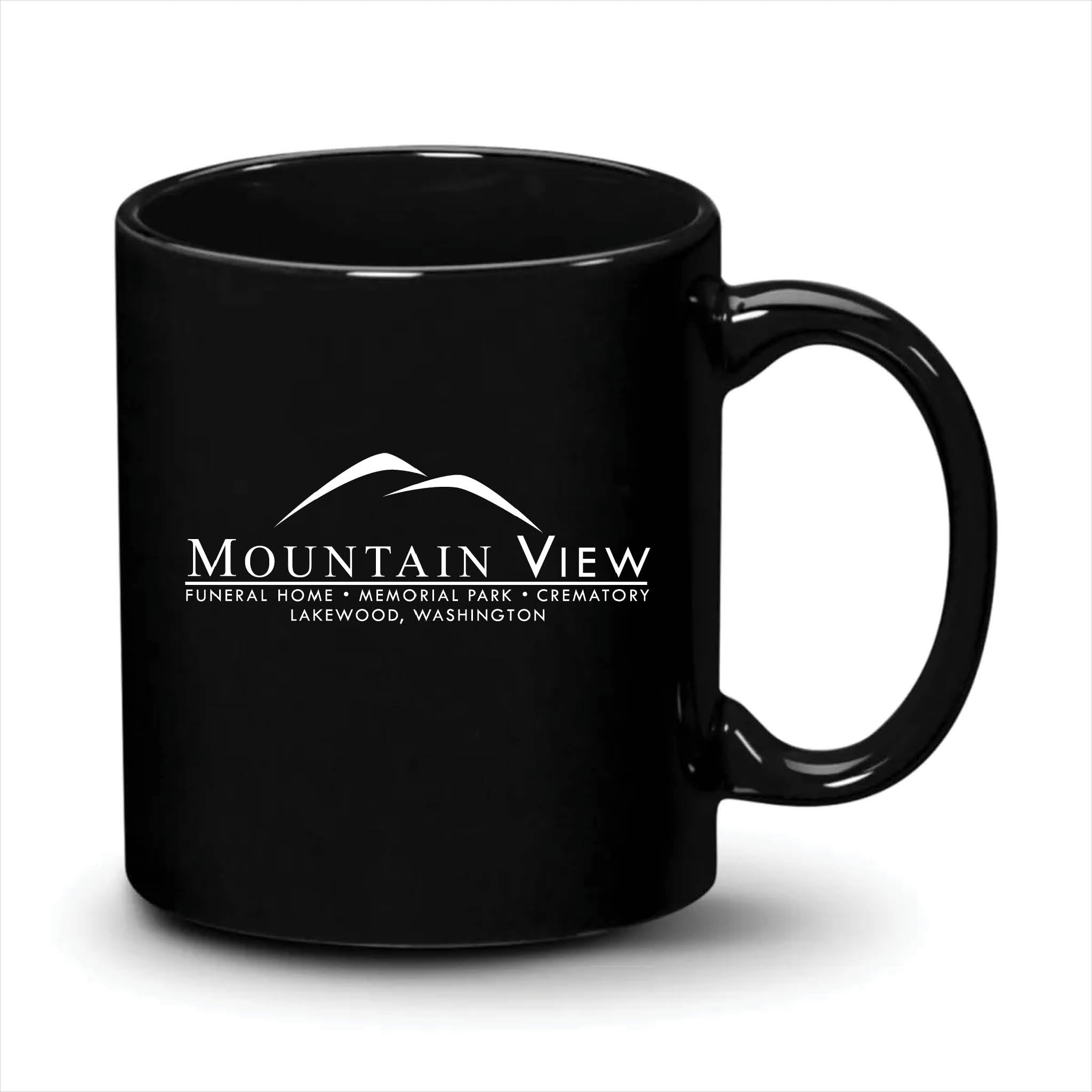 Malibu Mug Black White Logo