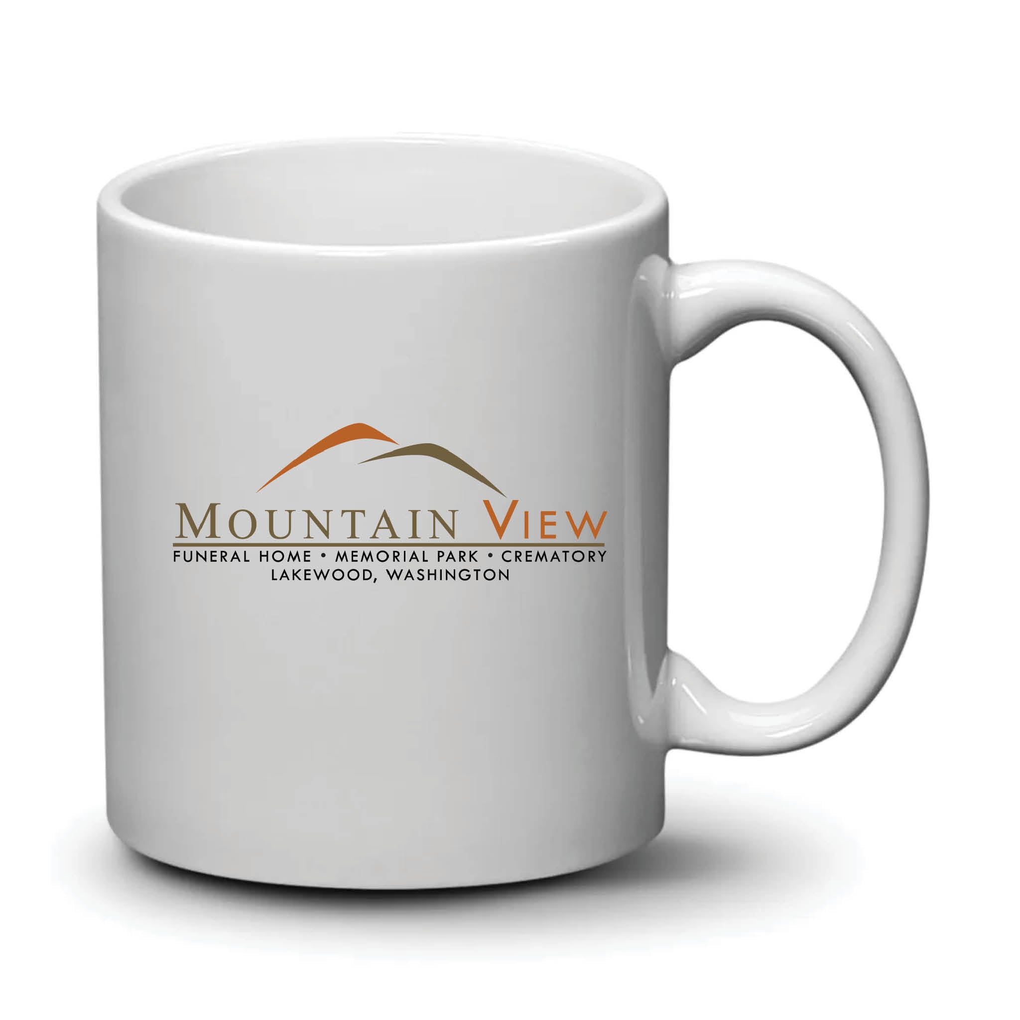 Malibu Mug White Full Color Logo