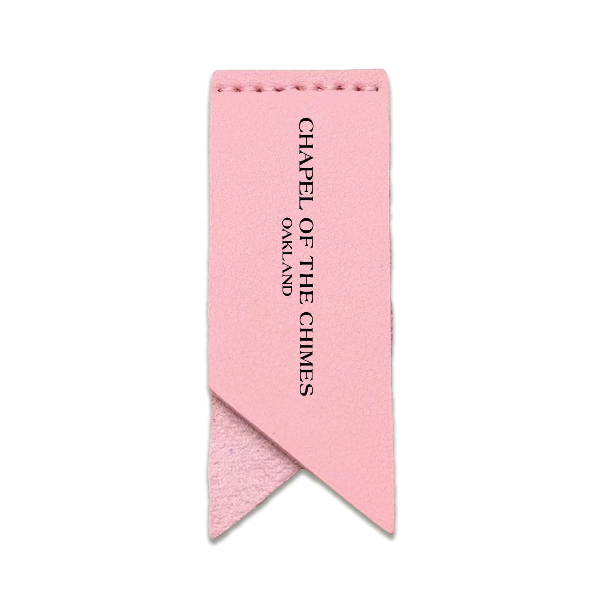 Handmade Leather Bookmark Corner Marker Clip Read Sign Pink