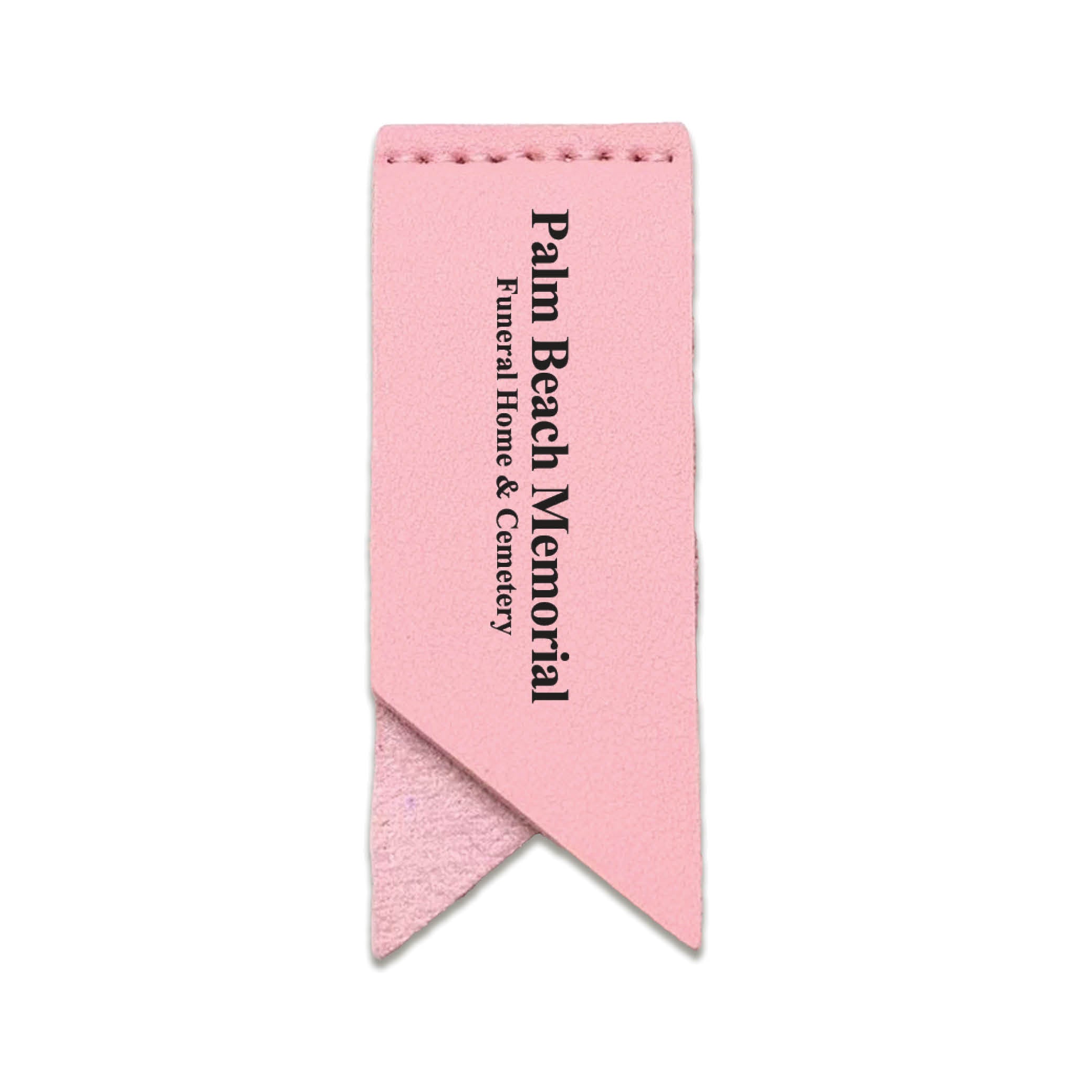 Handmade Leather Bookmark Corner Marker Clip Read Sign Pink