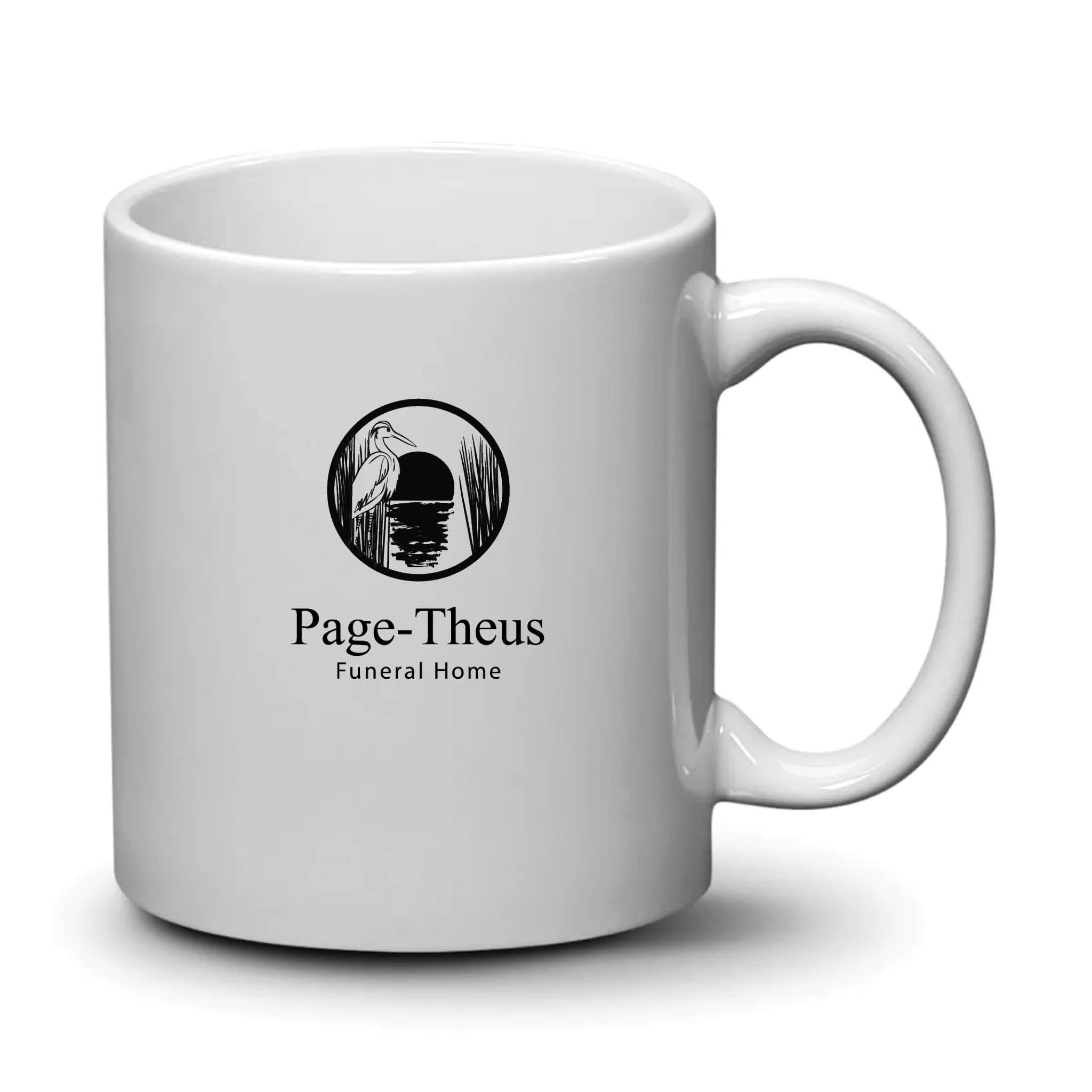 Malibu Mug White Black Logo