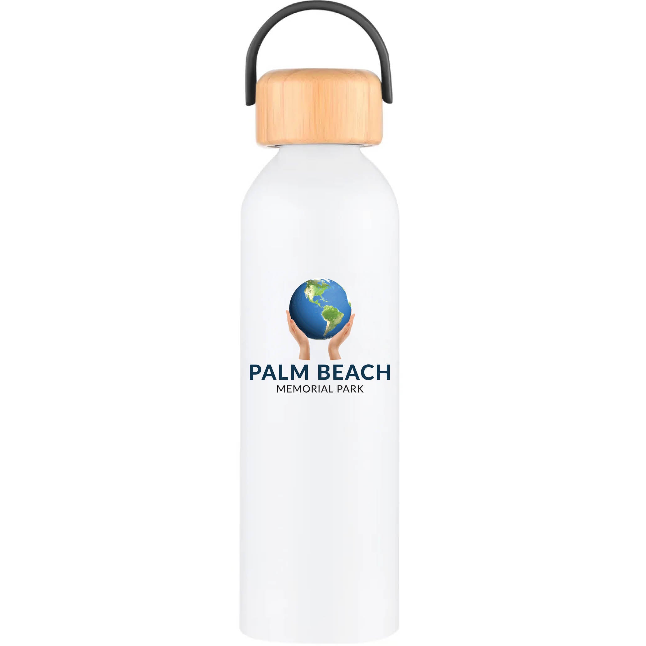Geyser-VI 24 Oz. Eco Friendly Sports Water Bottle White