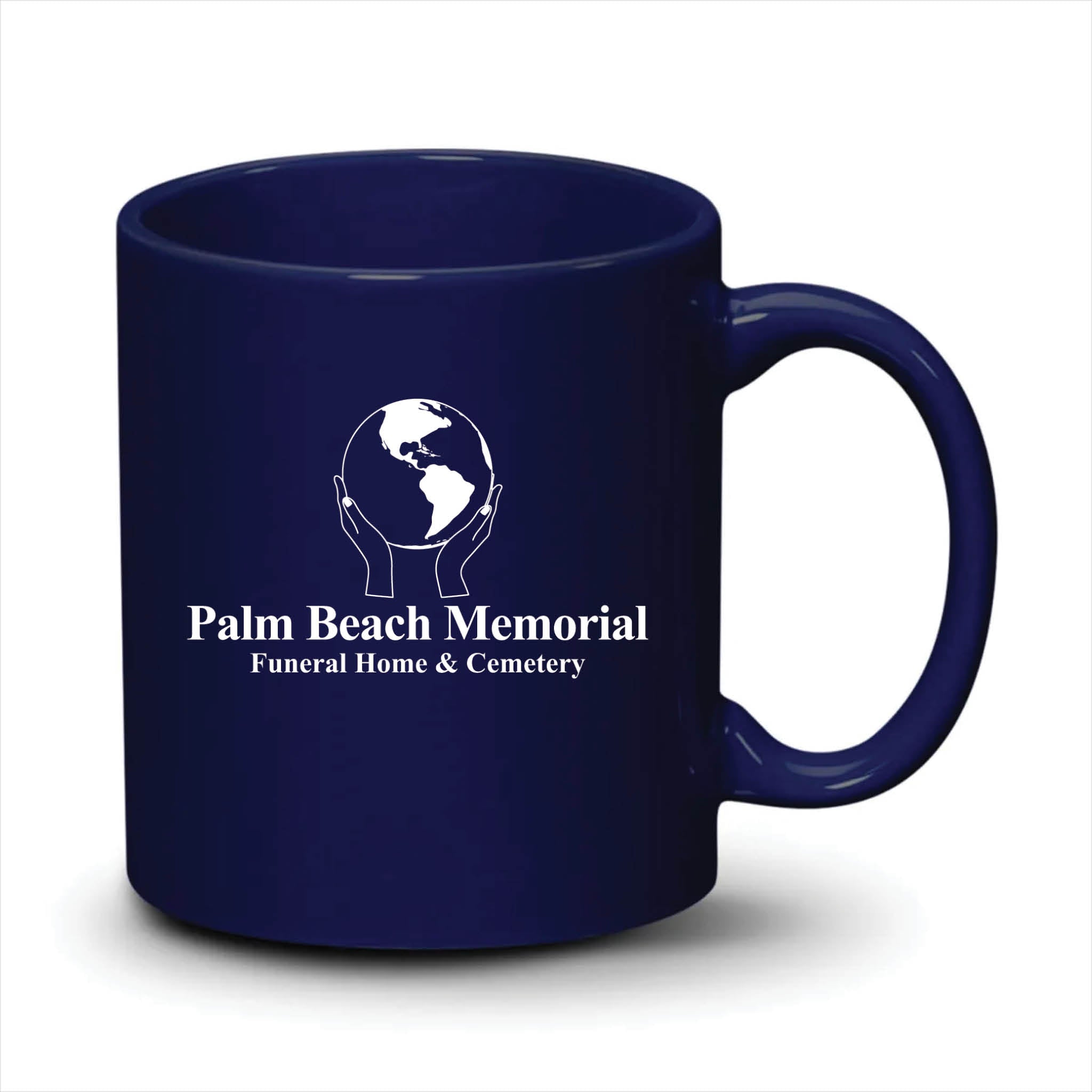 Malibu Mug Cobalt White Logo