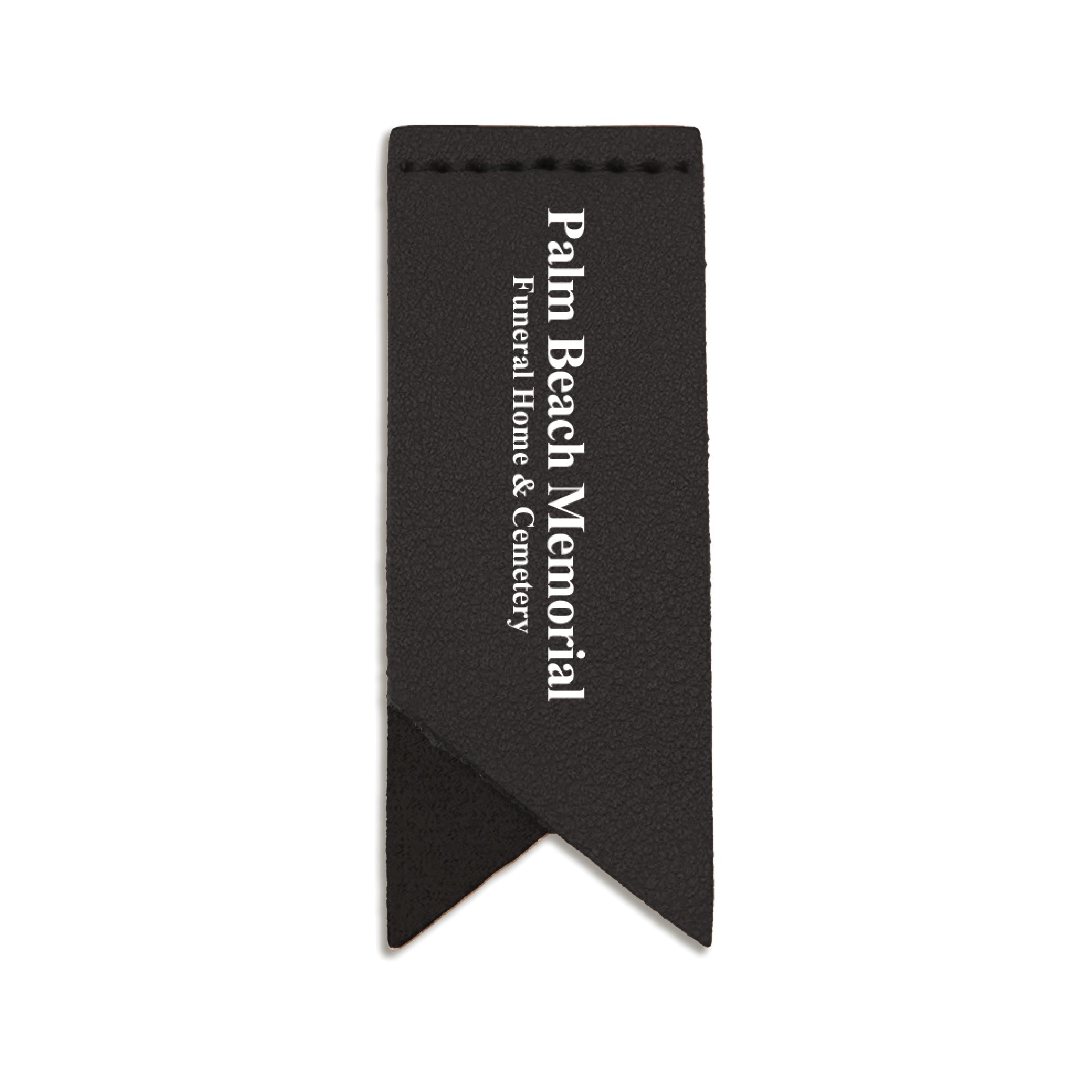 Handmade Leather Bookmark Corner Marker Clip Read Sign Black
