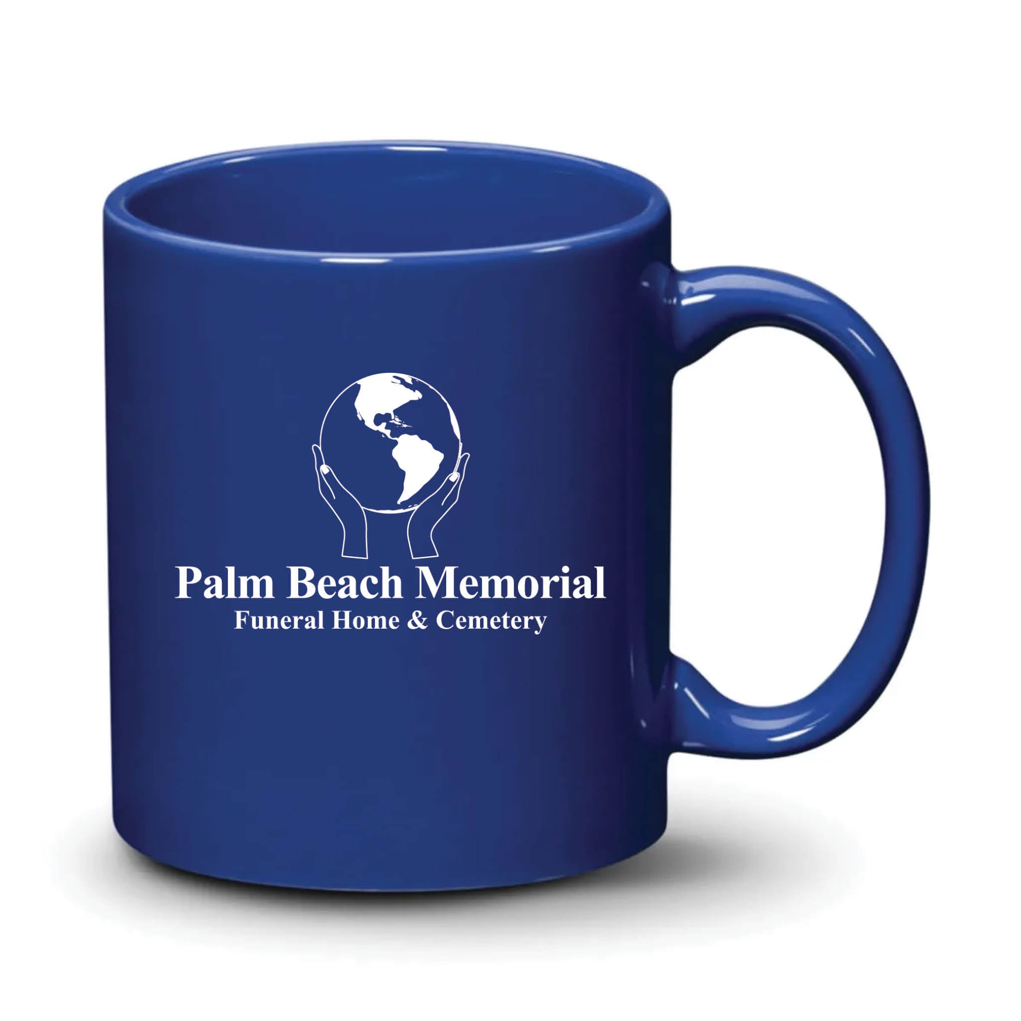 Malibu Mug Royal Blue White Logo