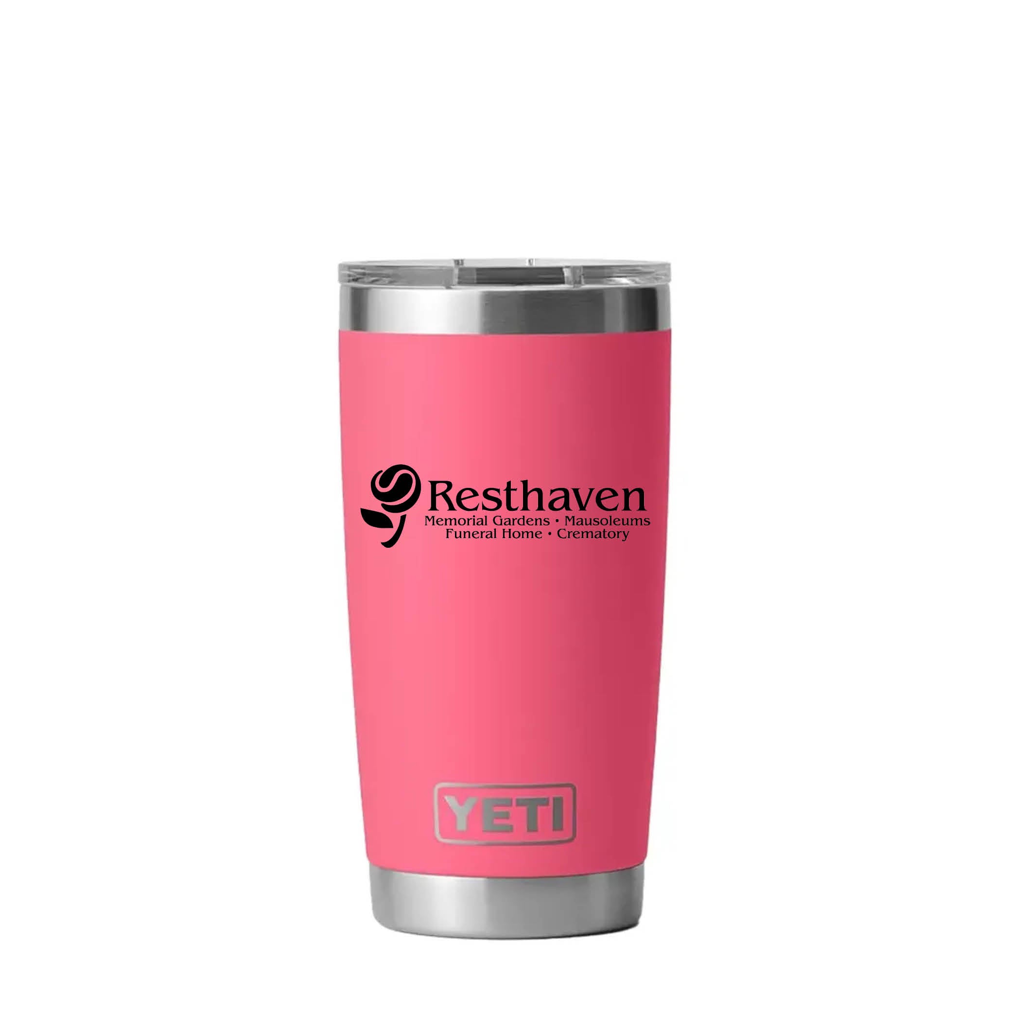 YETI Rambler 20 oz Tumbler Tropical Pink