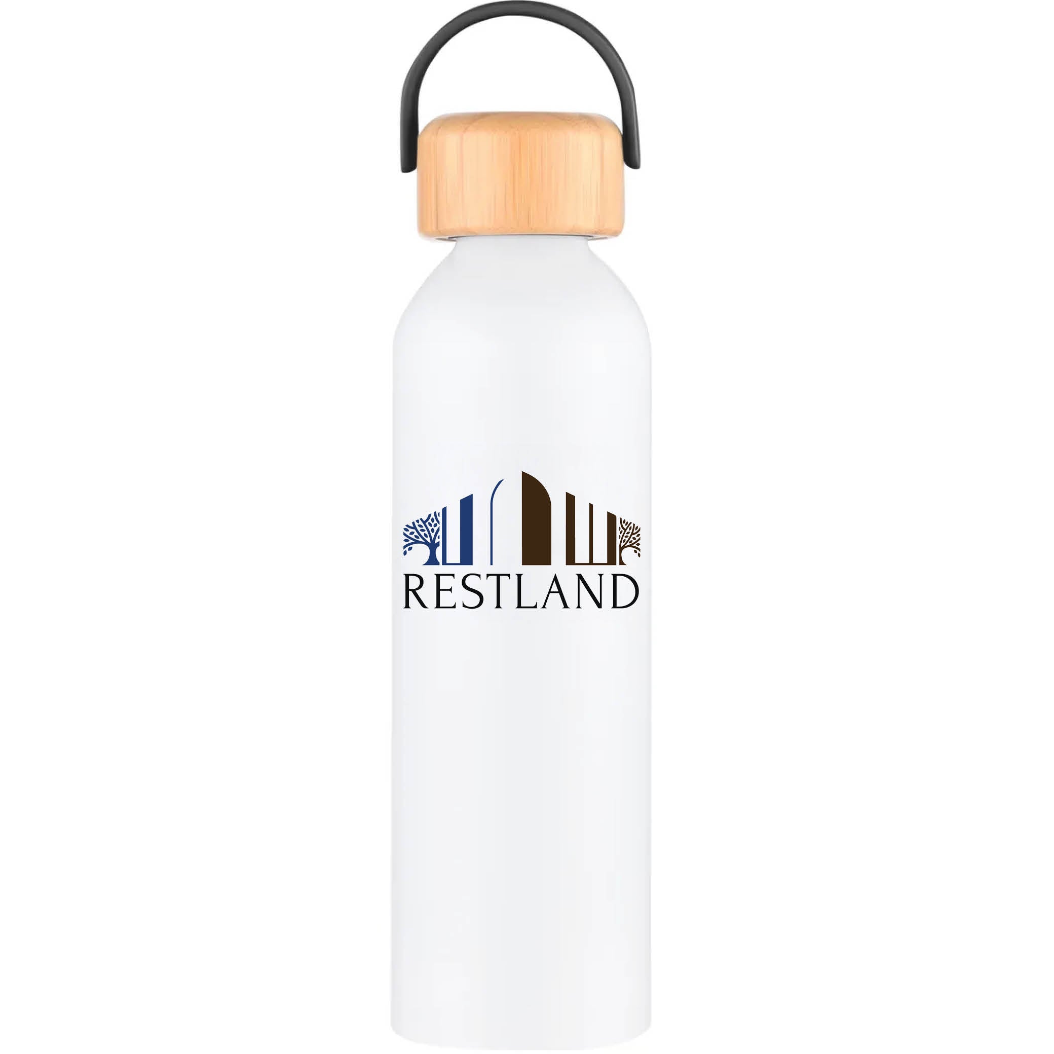 Geyser-VI 24 Oz. Eco Friendly Sports Water Bottle White