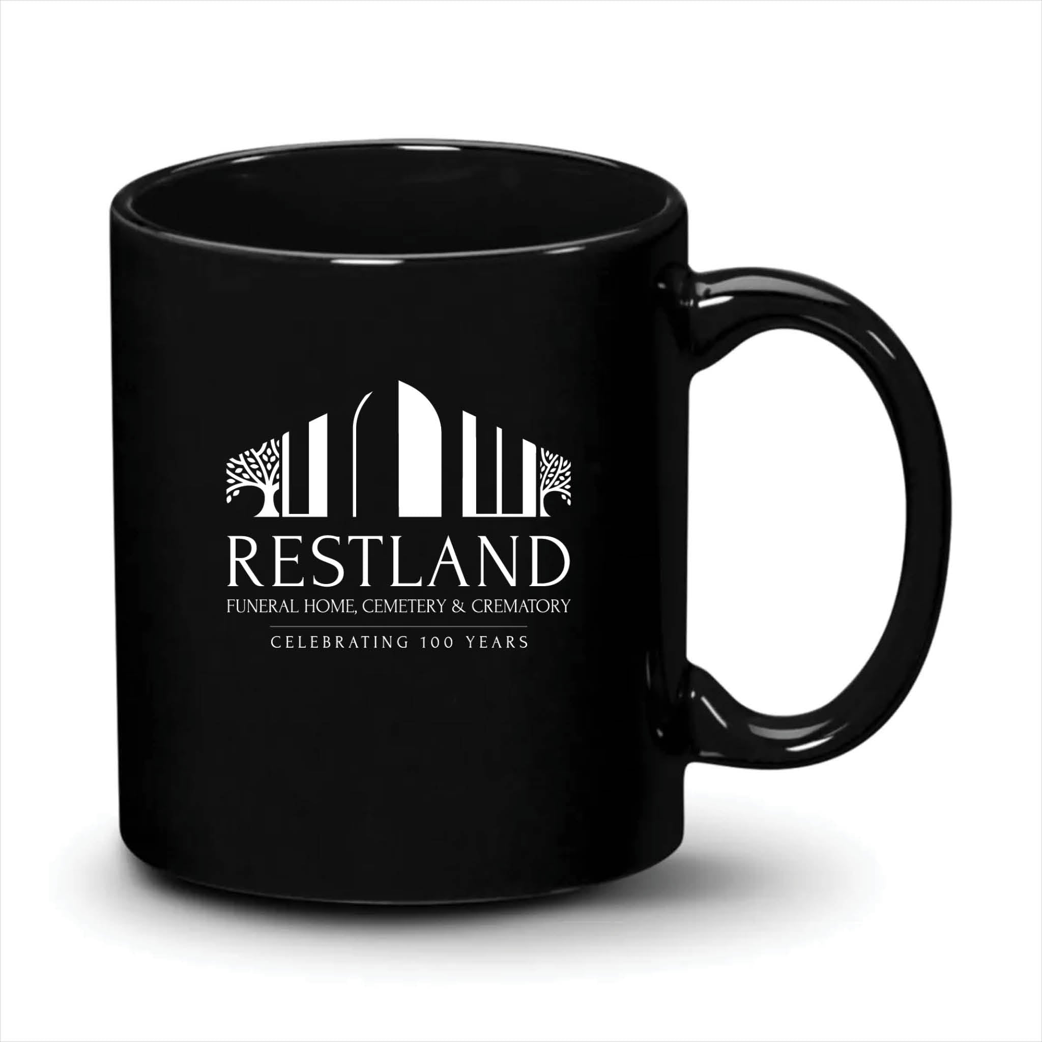 Malibu Mug Black White Logo