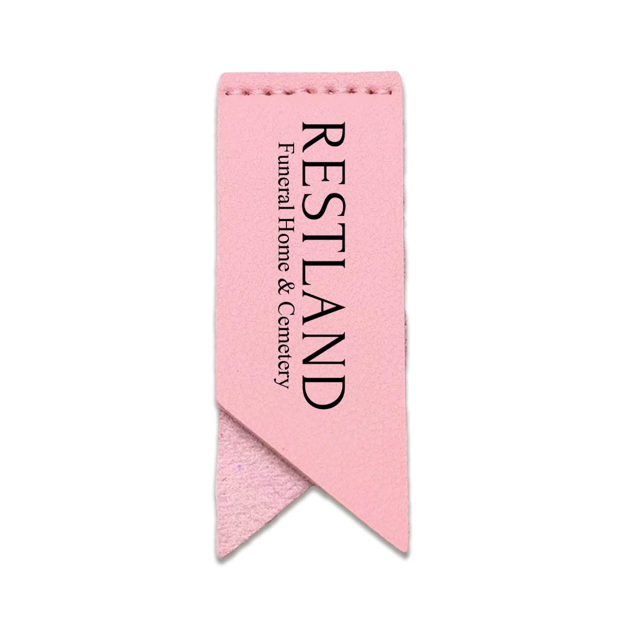 Handmade Leather Bookmark Corner Marker Clip Read Sign Pink