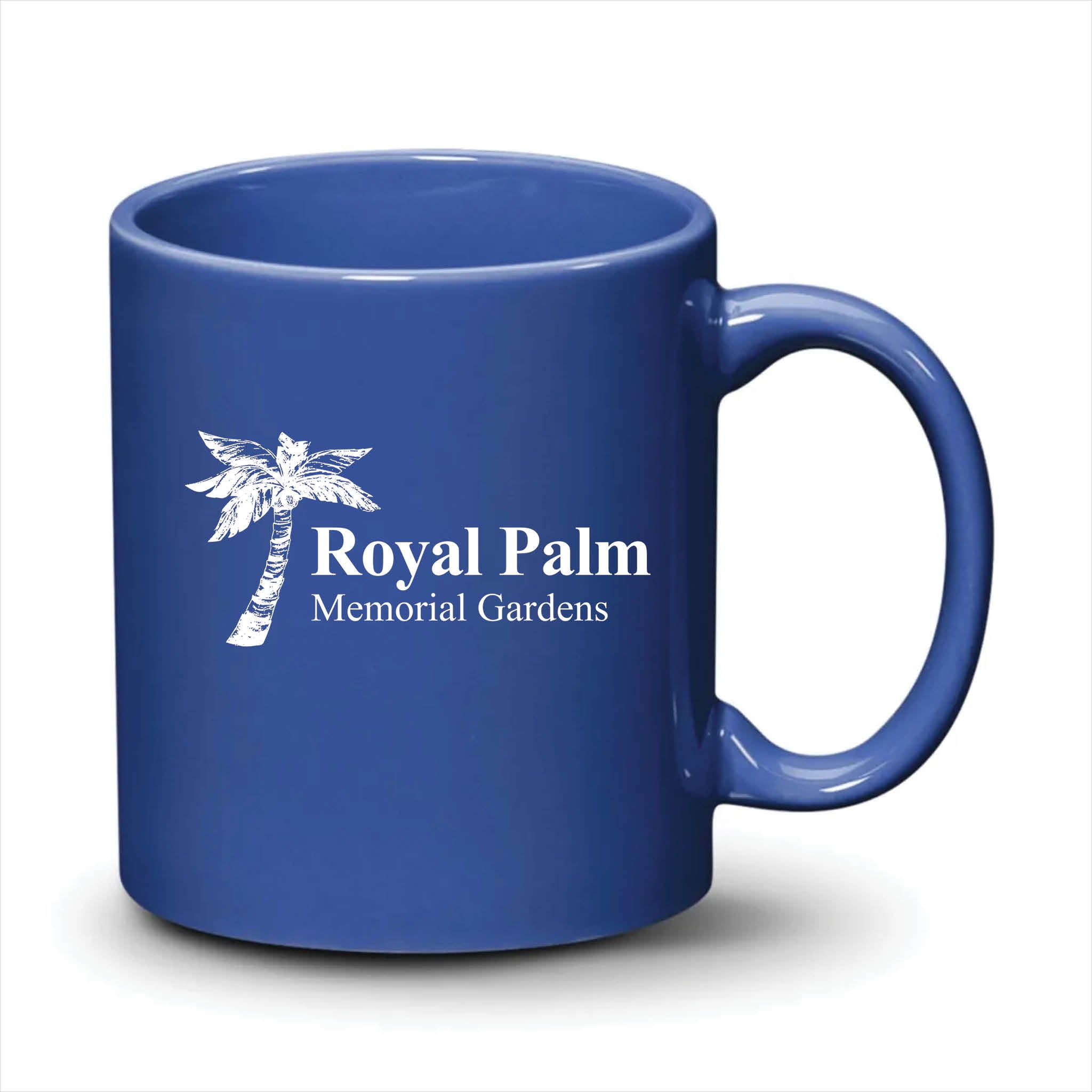 Malibu Mug Ocean Blue White Logo