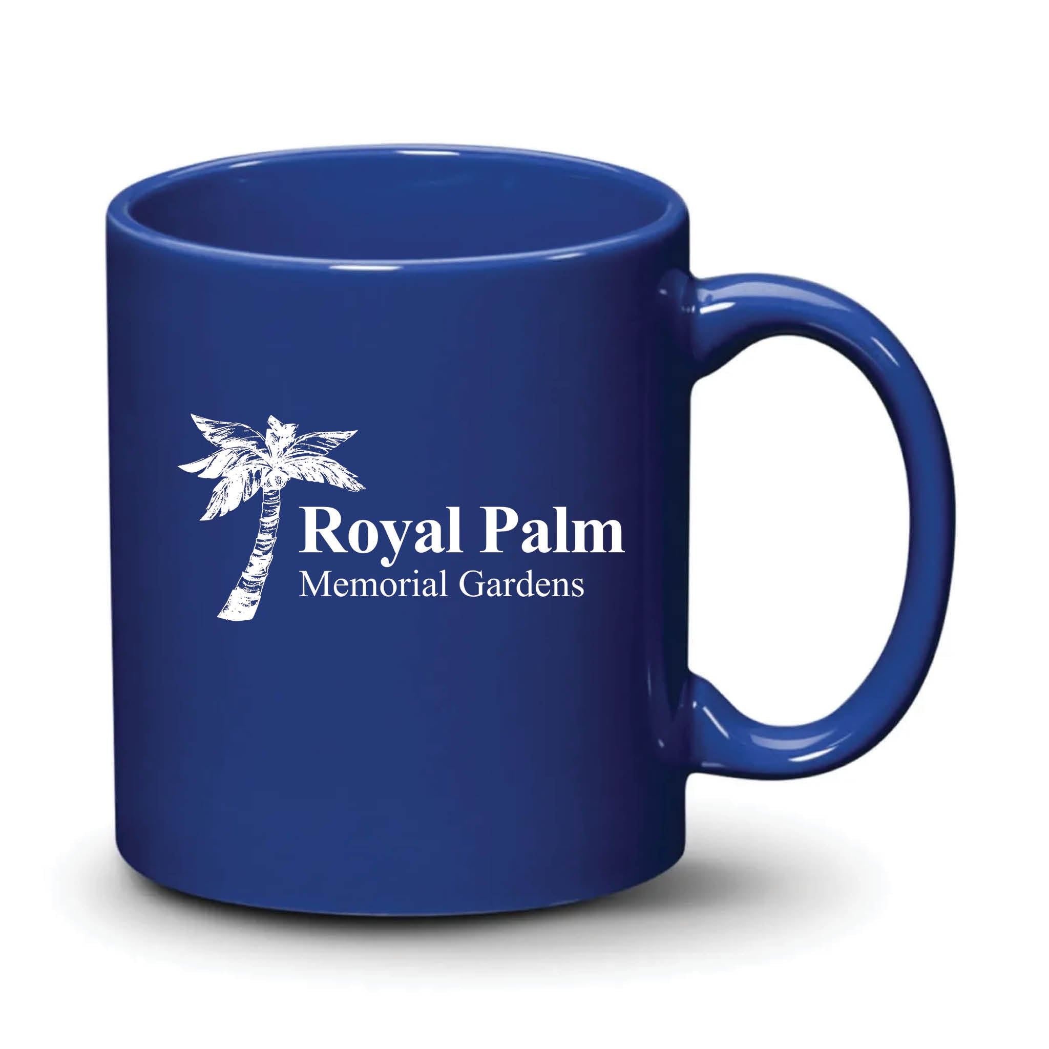 Malibu Mug Royal Blue White Logo