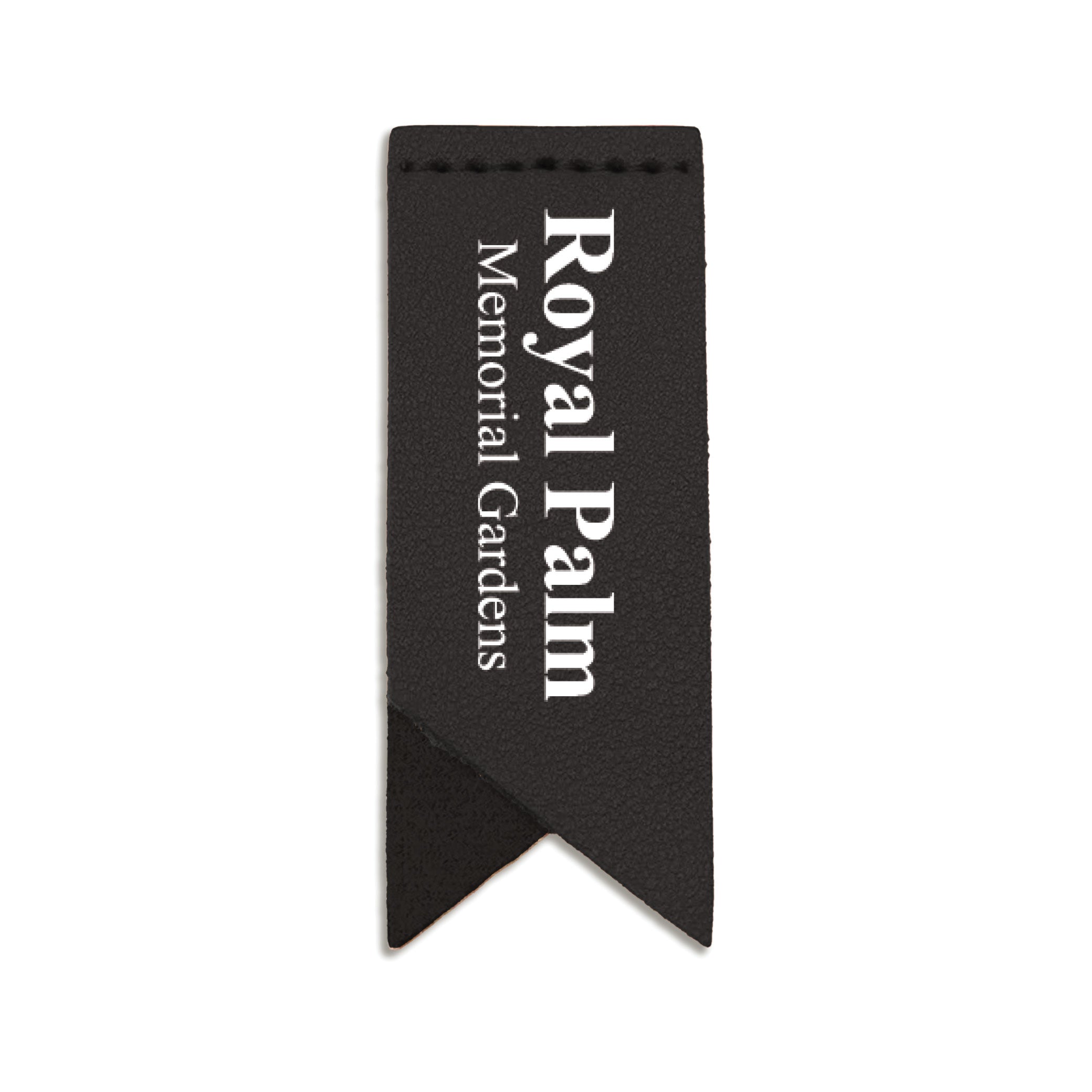 Handmade Leather Bookmark Corner Marker Clip Read Sign Black