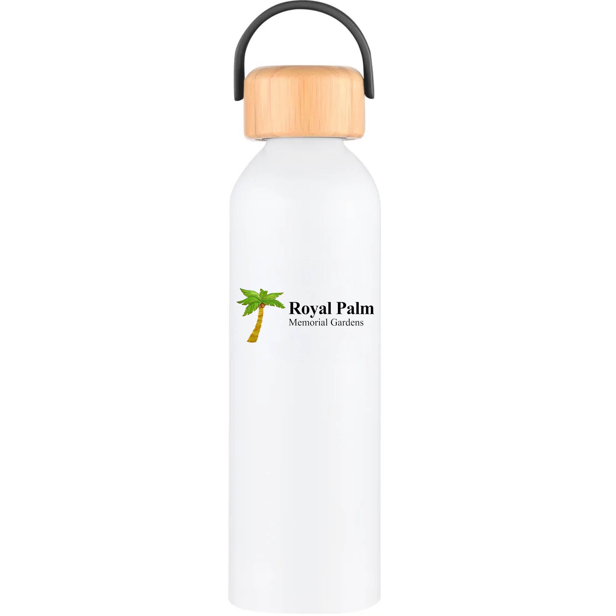 Geyser-VI 24 Oz. Eco Friendly Sports Water Bottle White