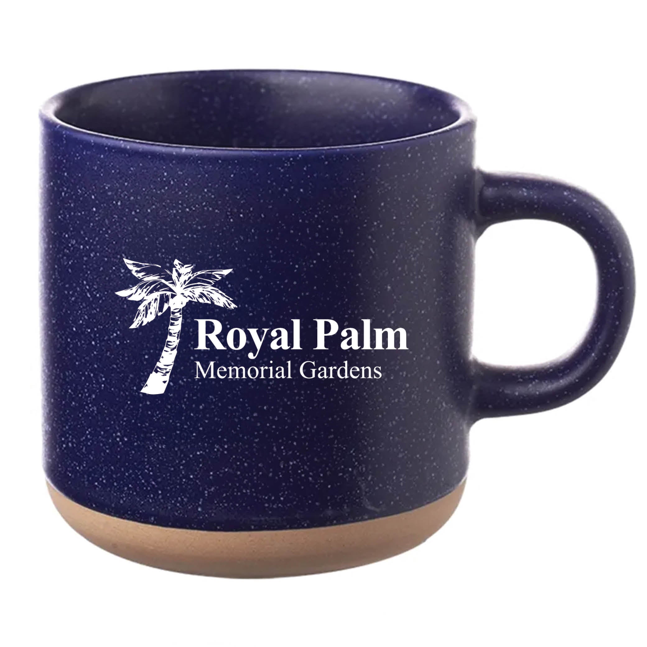 Cosmic Speckled Clay Coffee Mug 11 oz Blue