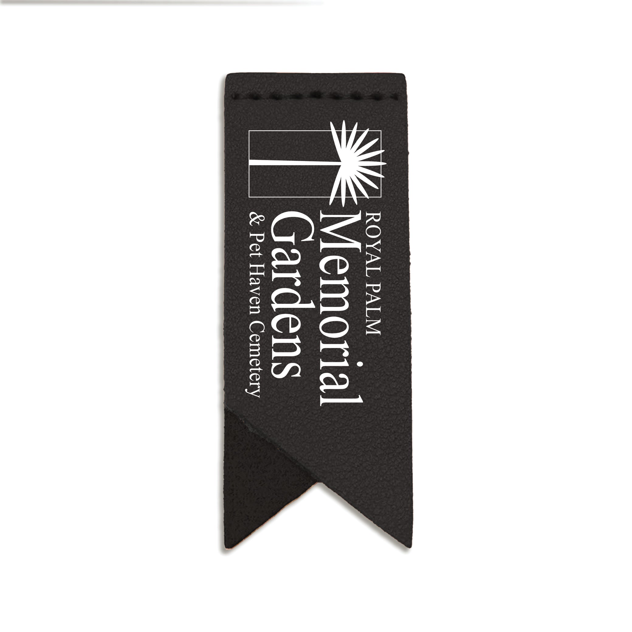 Handmade Leather Bookmark Corner Marker Clip Read Sign Black