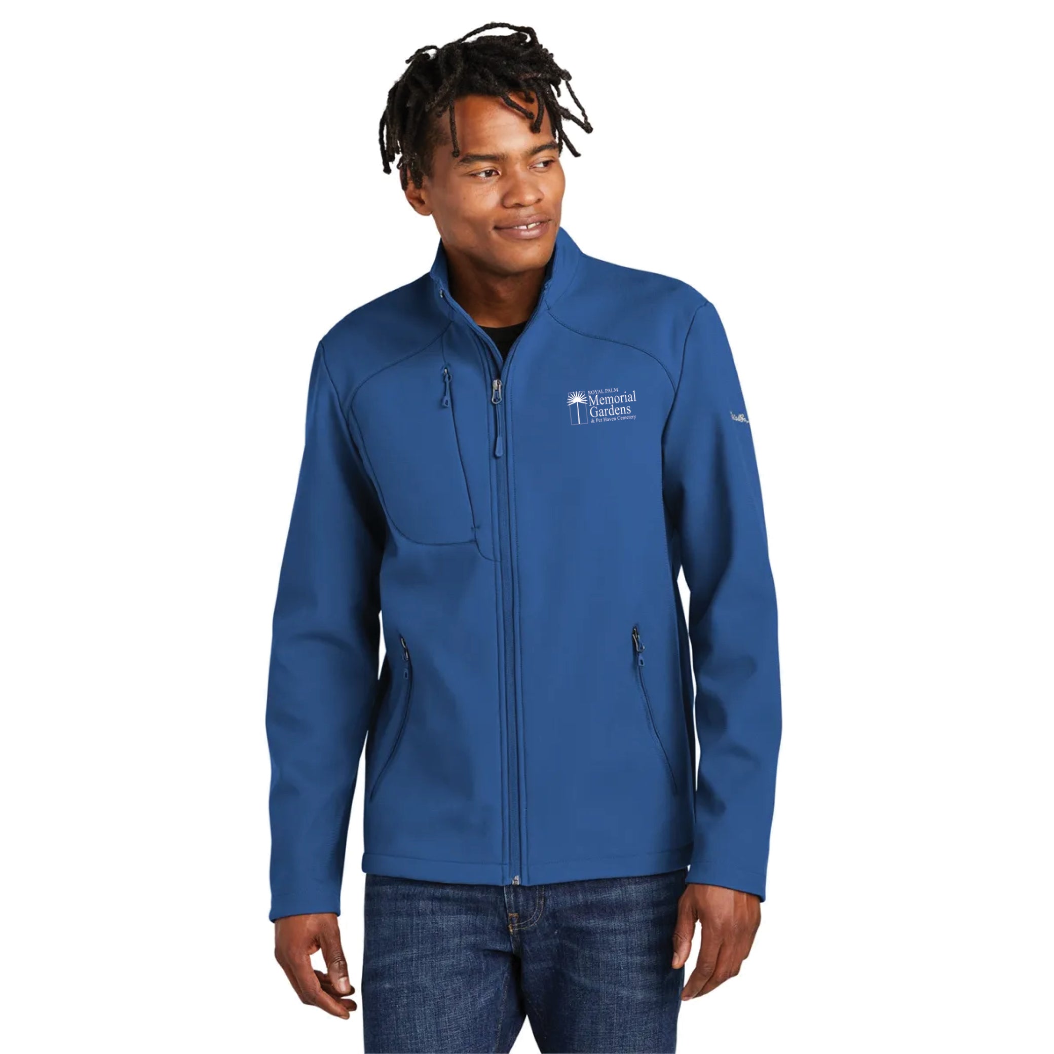 Eddie Bauer Stretch Soft Shell Jacket Cobalt Blue
